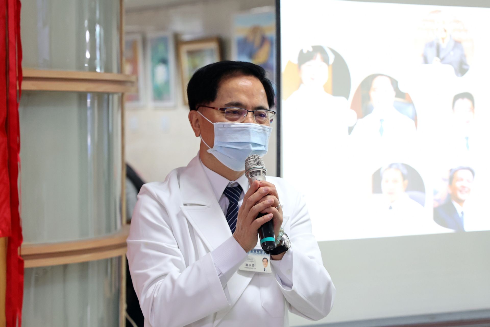 林欣榮院長表示，透過「護理之光長廊」能看見每一位受表揚的護理師，背後還有護理同仁在臨床、研究、人才培育等方面持續努力，這是護理團隊共同的榮耀。