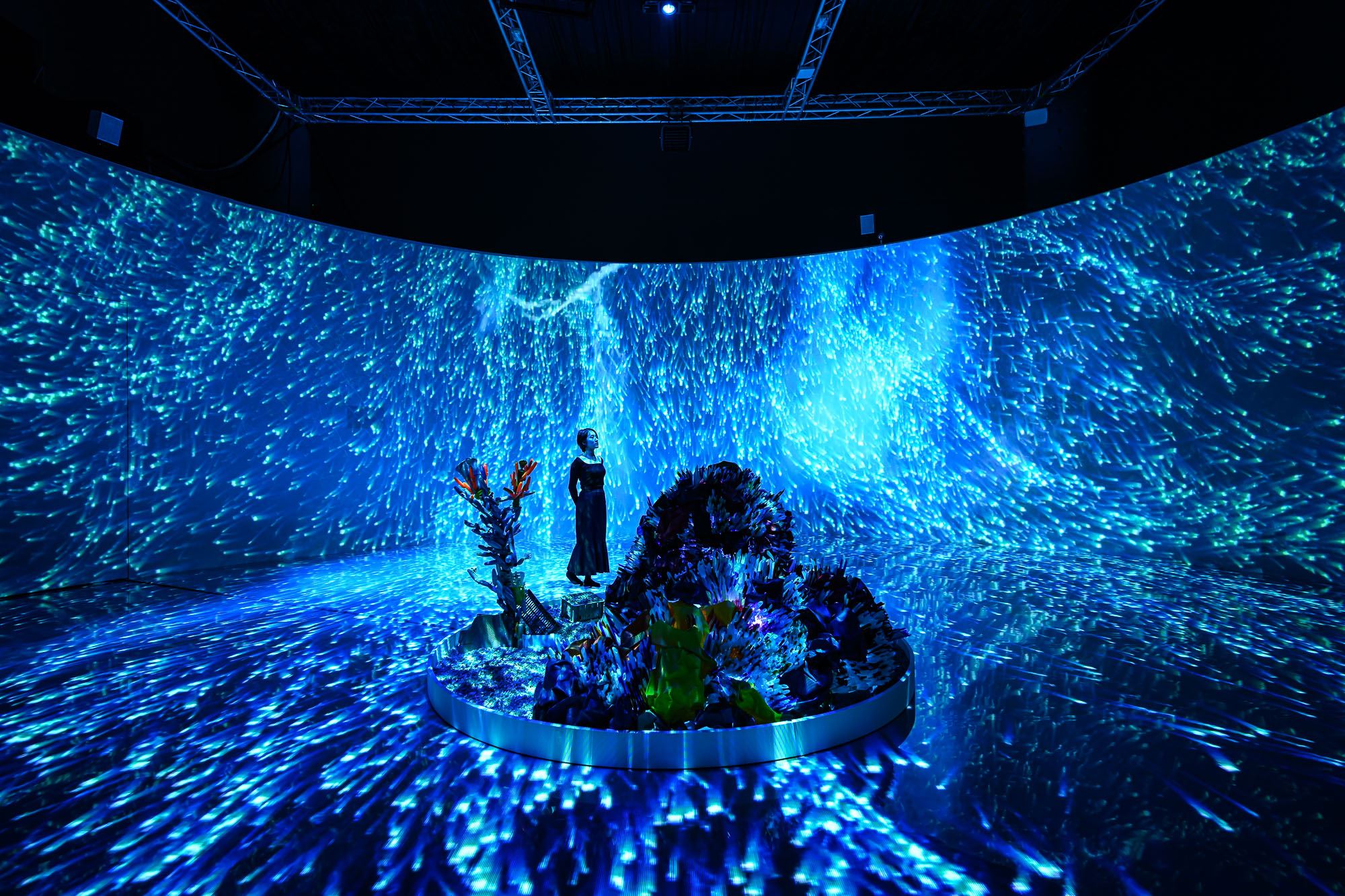 「海」展覽現場，國立臺灣美術館提供，攝影：ANPIS_FOTO_王世邦