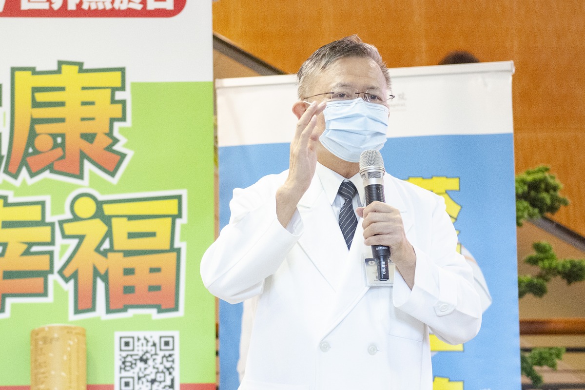 徐榮源副院長指出，台北慈濟醫院長期致力菸害防制。