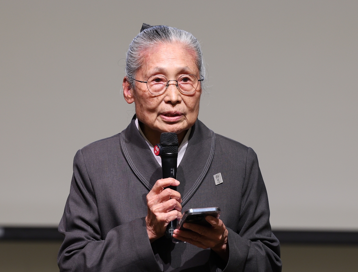 慈濟基金會林碧玉副總執行長致詞表示，感恩社會各界對慈濟教育的支持。