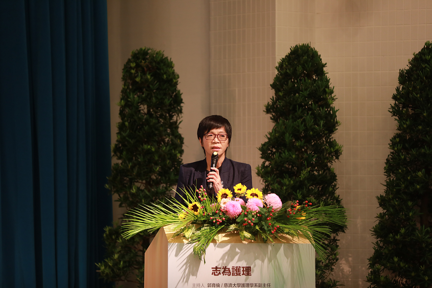 護理及健康照護司司長蔡淑鳳分享「前瞻護理政策」。（攝影：周素瓊）