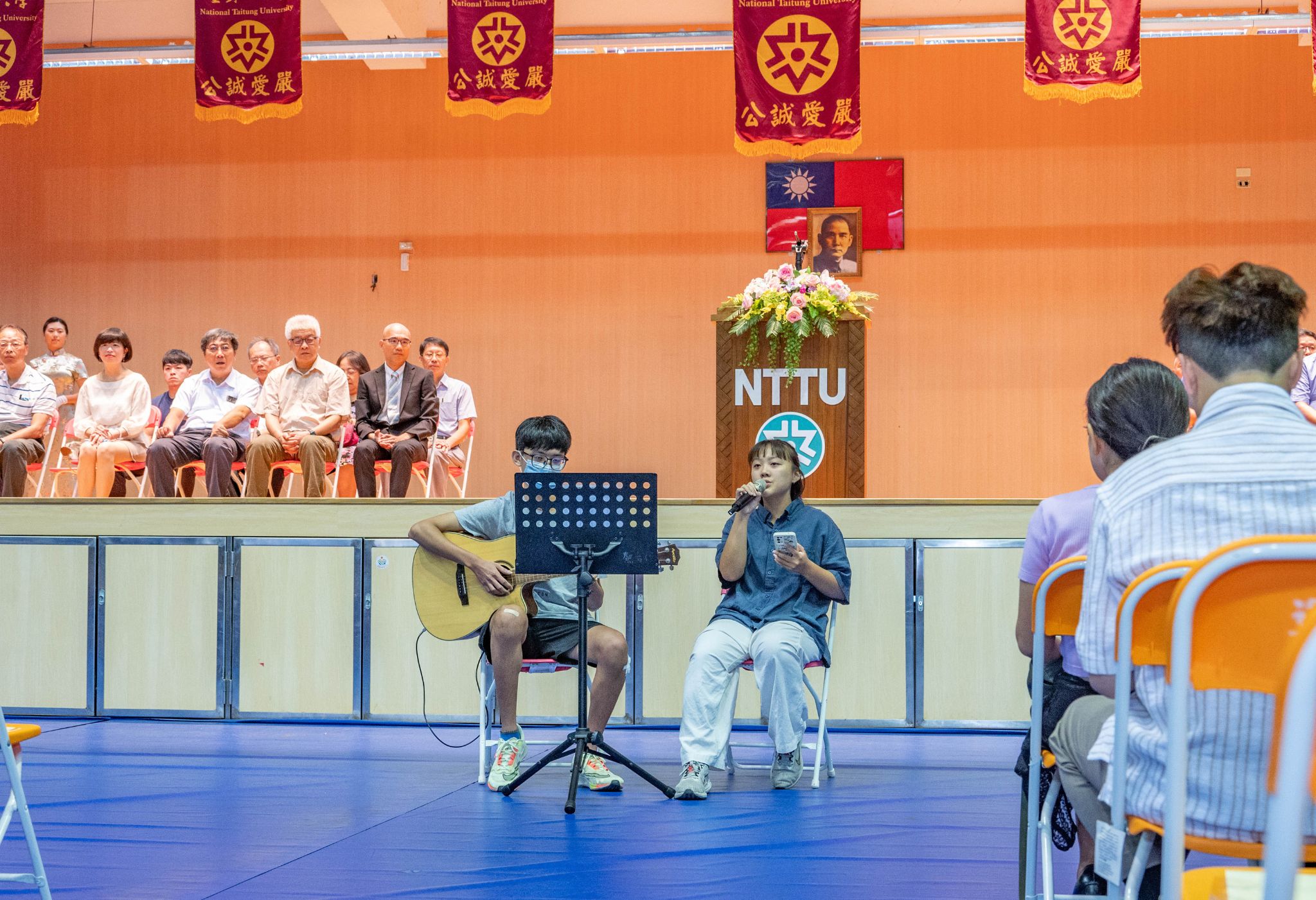熱音社的表演。