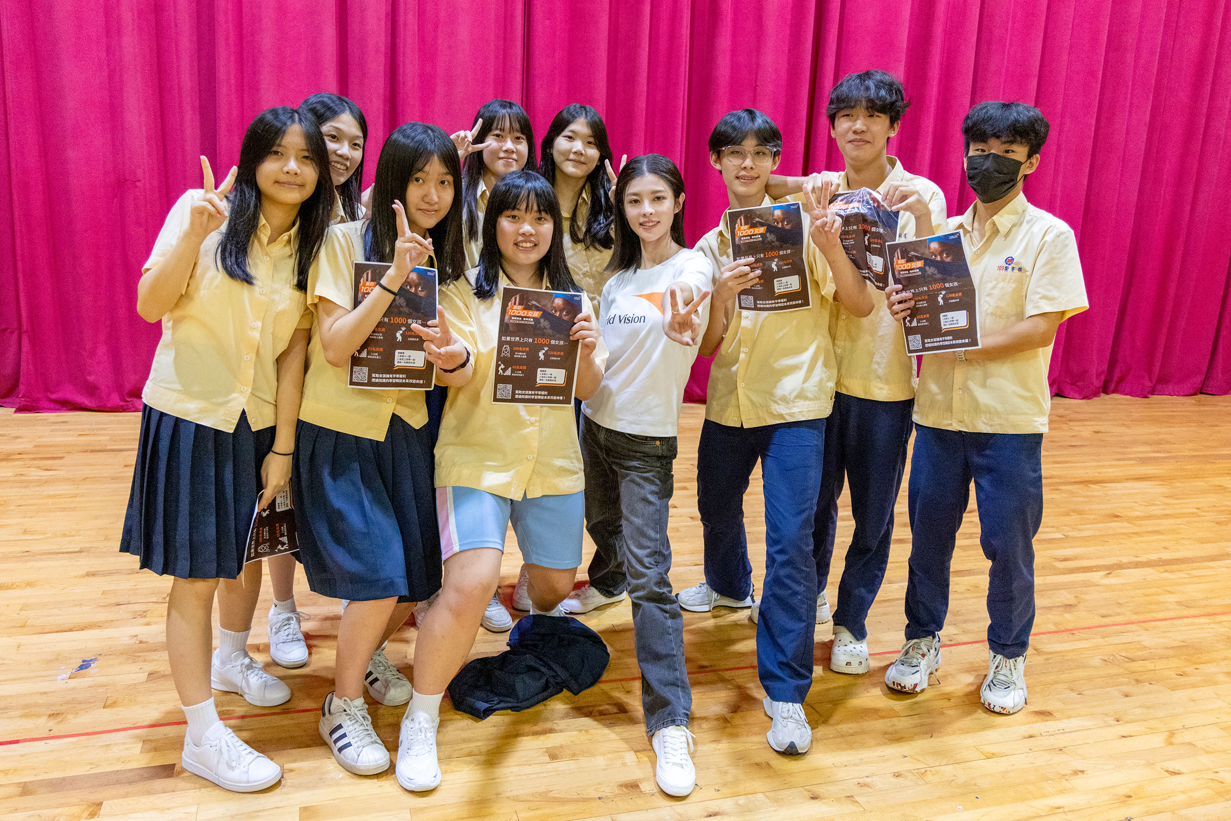 詹子萱號召大家在10月11日「國際女孩日」前合力為女孩發聲、為1000名脆弱女孩尋找資助人，讓更多女孩凝聚改變的勇氣，有機會因教育翻轉未來。