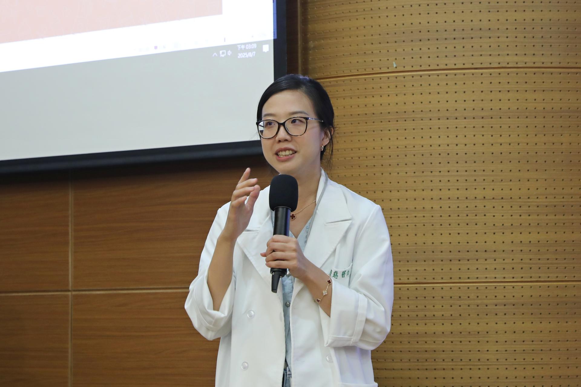 婦產部超音波室主任田謹慈表示，爸媽教室將持續透過醫護團隊的專業陪伴，提供懷孕及育兒家庭安心、溫暖的支持。