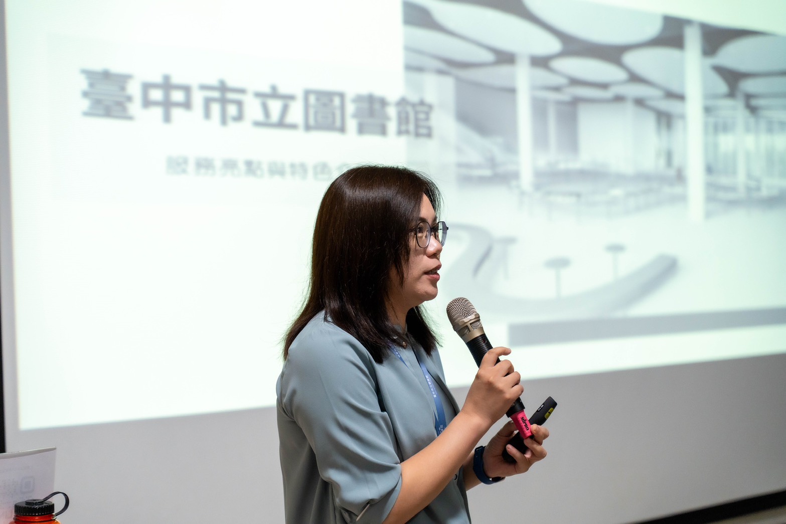 臺中市立圖書館陳慧珍秘書介紹圖書館