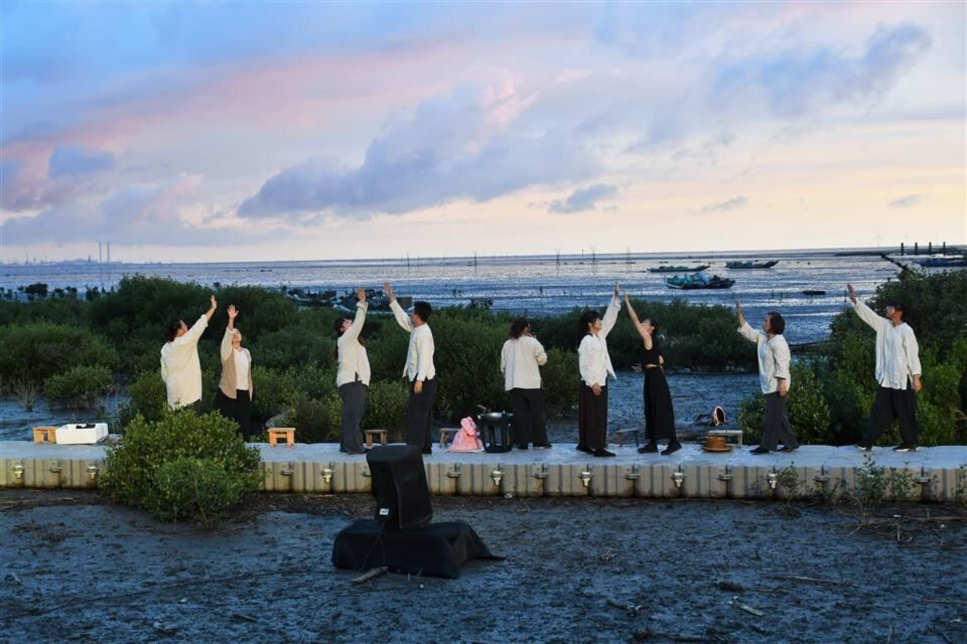 「潮芳苑／看見灘地藝術季」於8月9日在芳苑登場