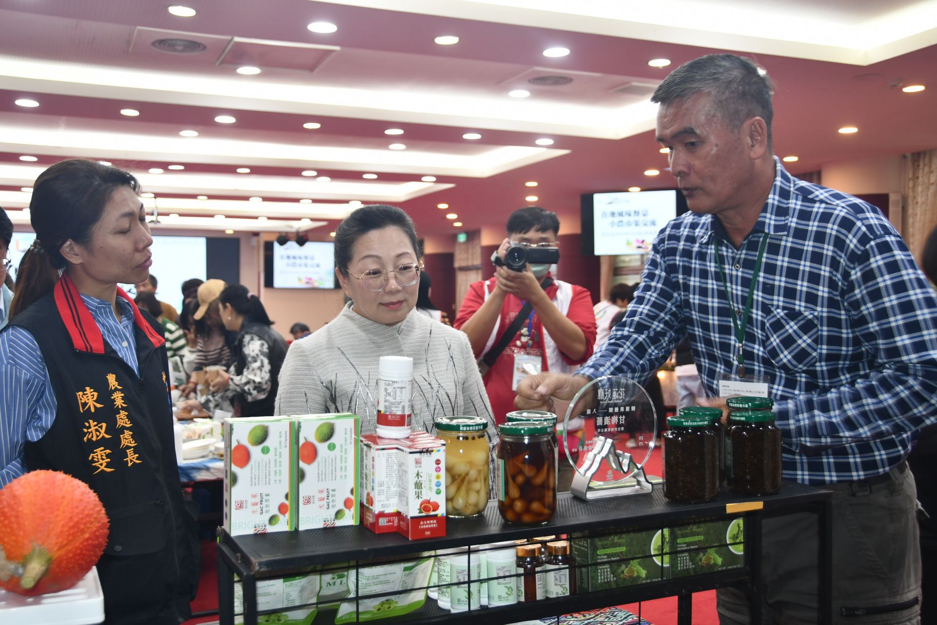 小農解說農產品研發的用心