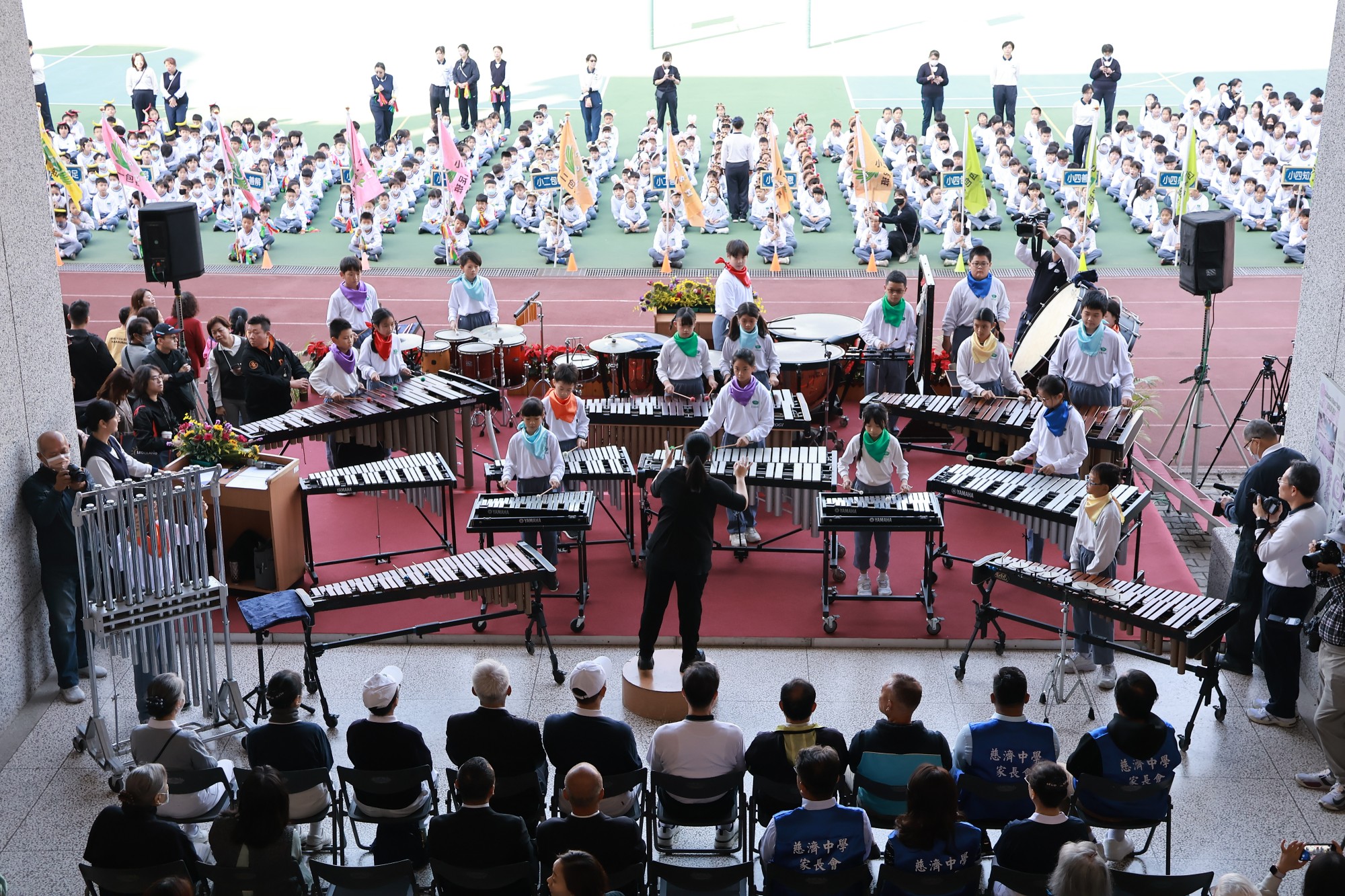 臺南慈中18週年校慶 Let's「蔬食減碳愛地球」