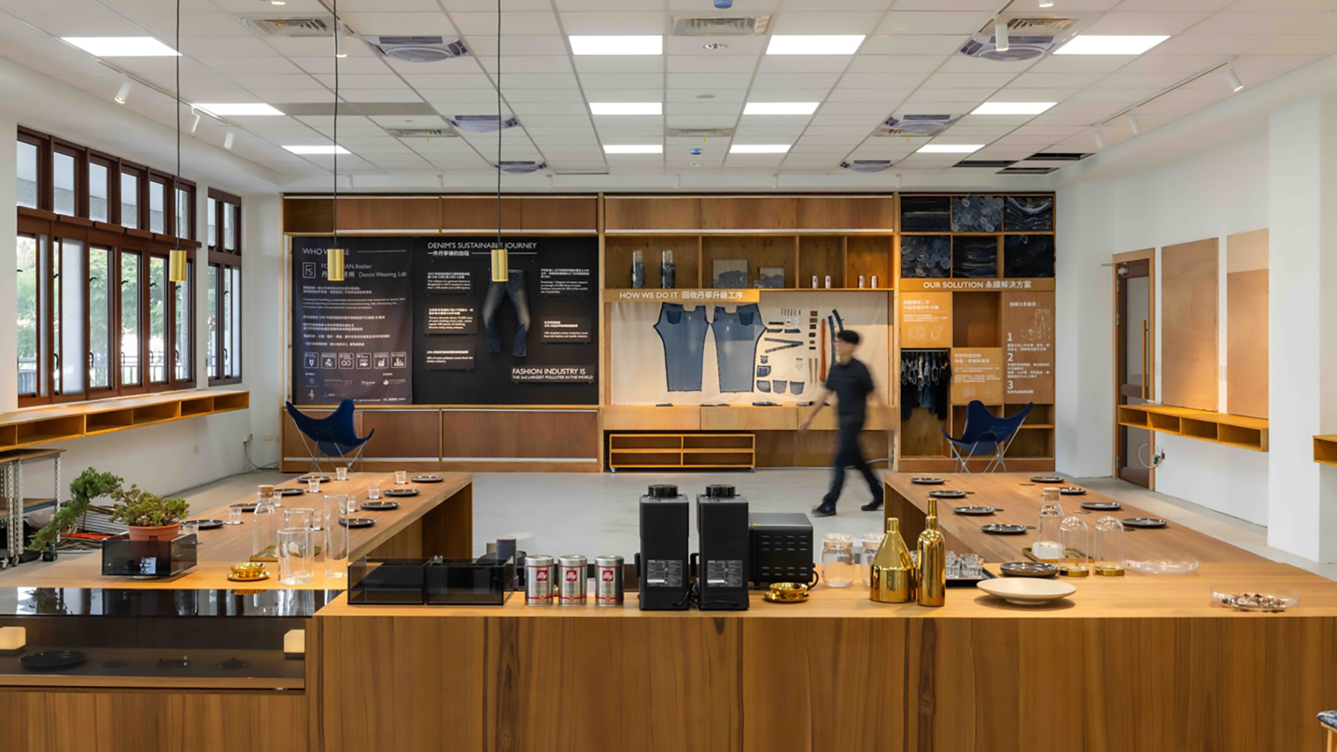 慈濟基金會位於高雄市的鳳山靜思堂以「綠色設計示範場域」身份亮相，成為本年度唯一由宗教團體主導的循環場域改造據點。 