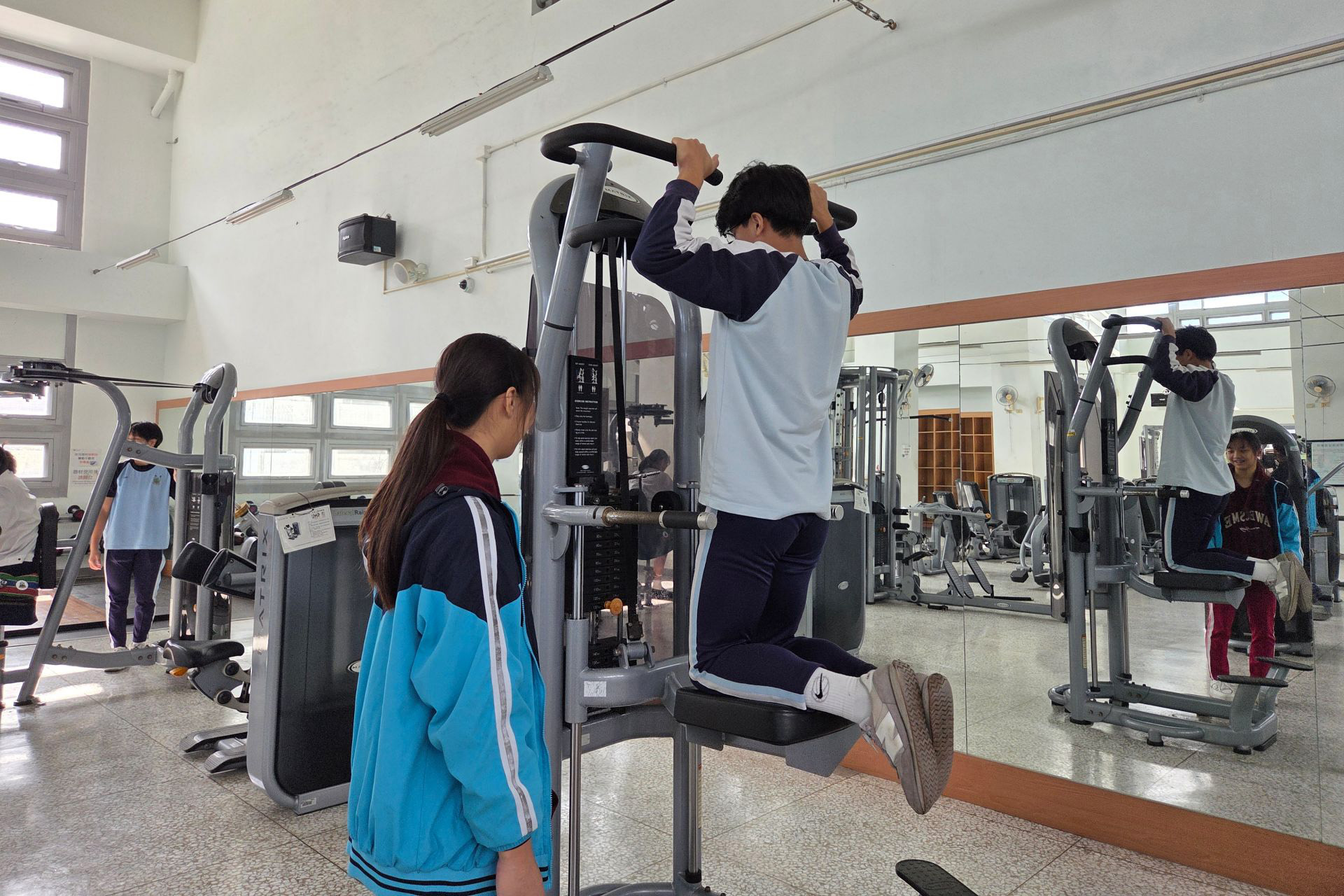 學生體驗體適能設備