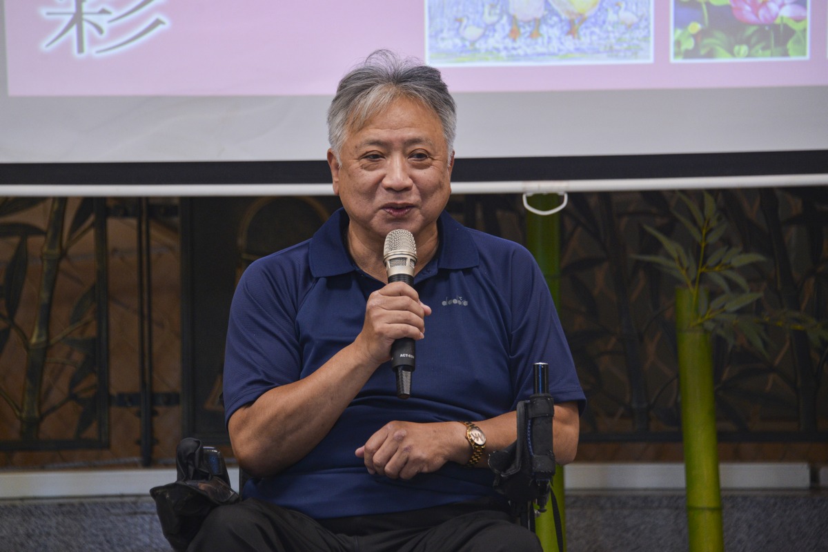 王金財理事長則以自身經歷勉勵在座傷友，面對突如其來的傷痛雖難免挫折，但切勿輕言放棄。