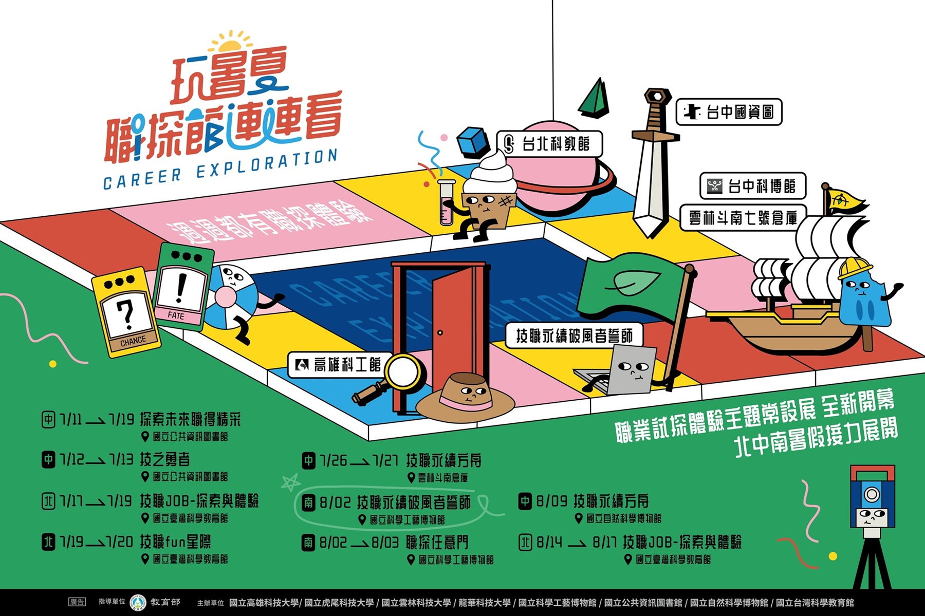 玩暑夏職探館連連看DM。
