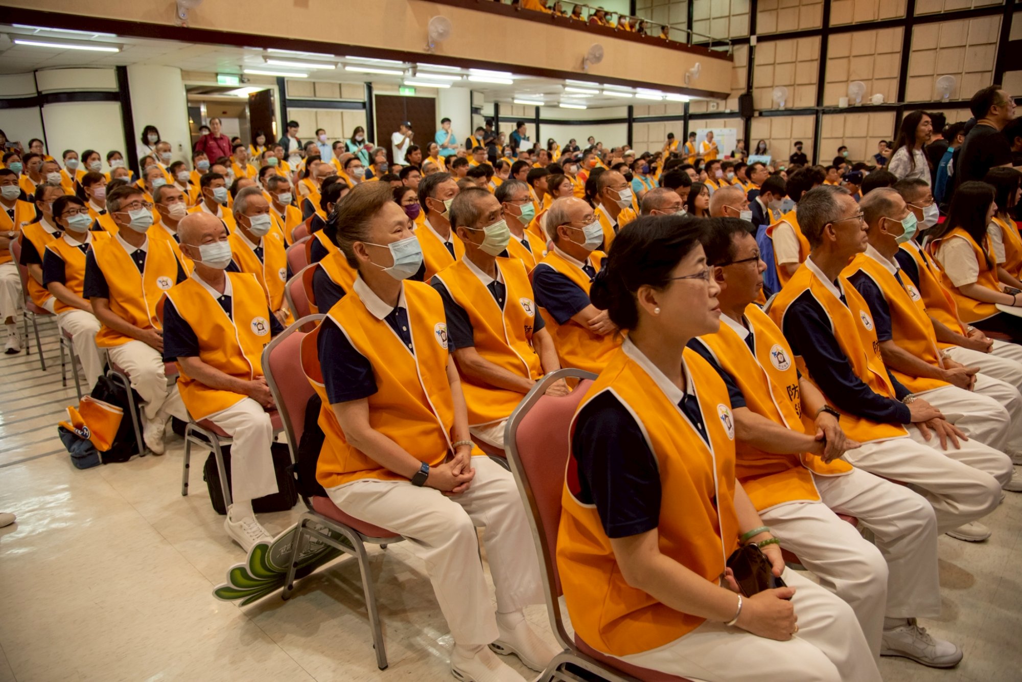 今天活動慈濟來自六大道場共計55位志工參與，代表各地社區夥伴齊心守護家園，這份凝聚力也正是慈濟「共善防災、全民備災」的實踐。