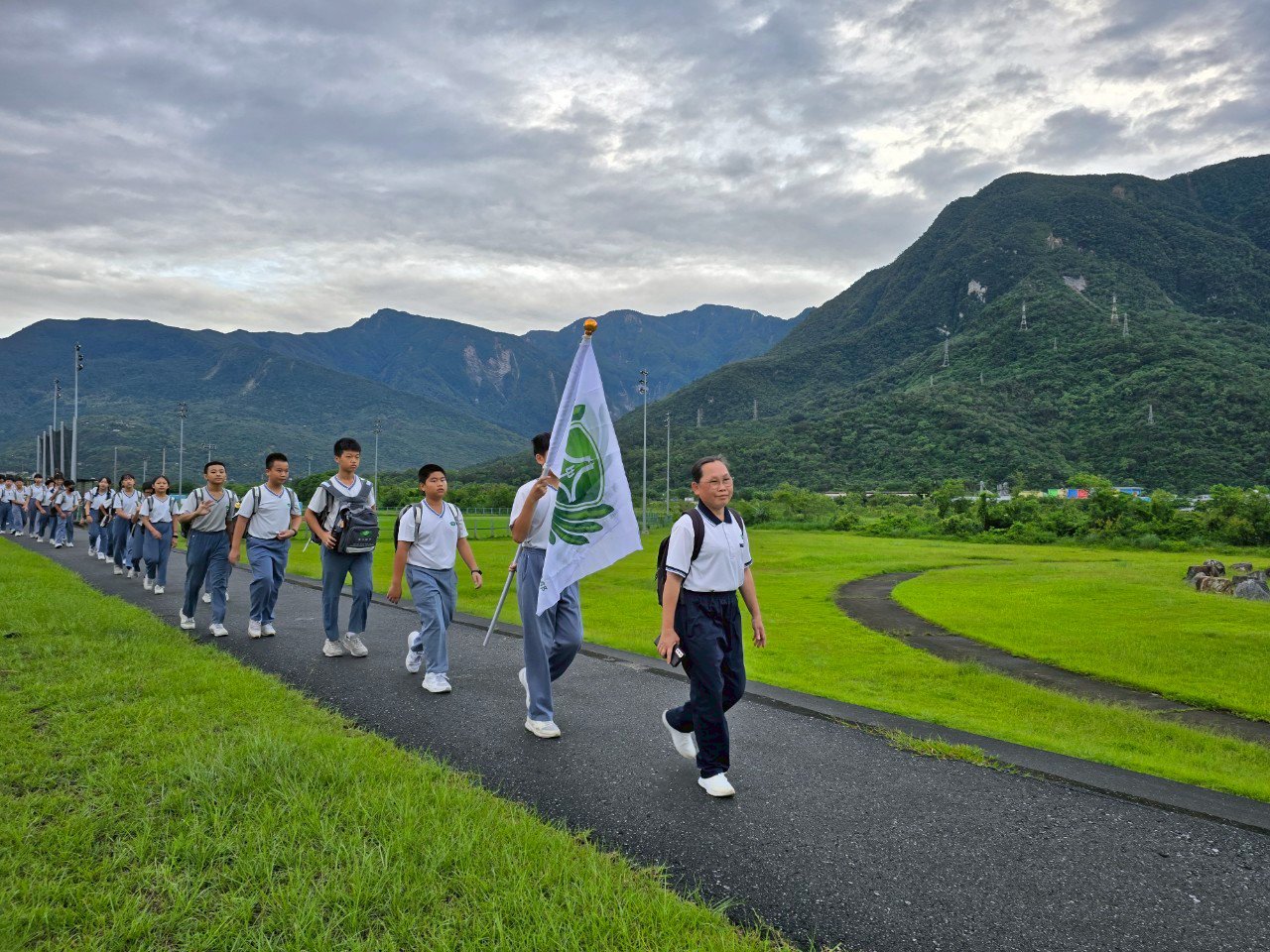 學生彭宥霖分享：「不管遇到了什麼困難，都要把這條路走完，因為這是我們在慈中的一個很美好的回憶。
