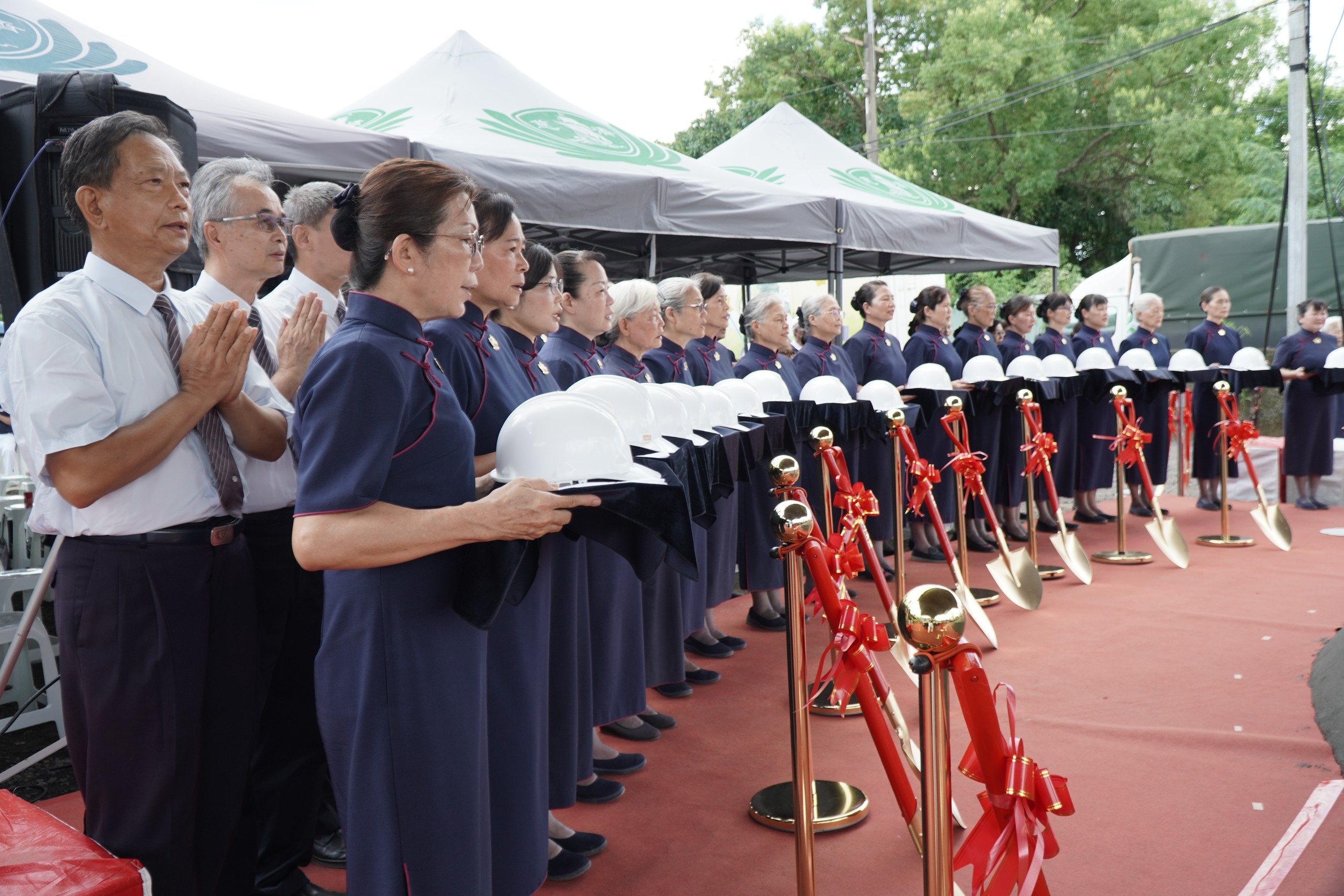 臺南市府攜手慈濟打造「大愛福利園區」，6月21日舉辦動土祈福典禮。