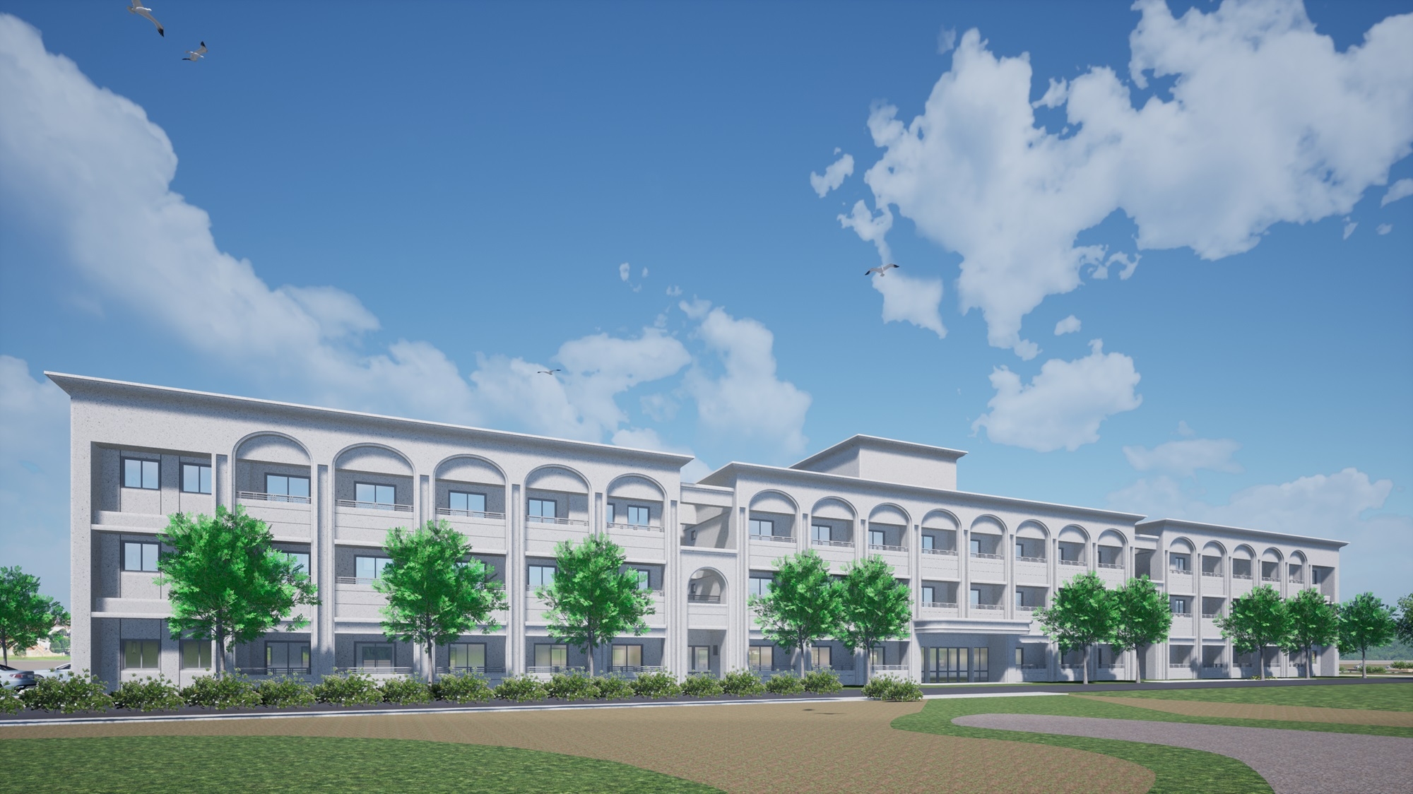 臺南市府攜手慈濟打造「大愛福利園區」，6月21日舉辦動土祈福典禮。