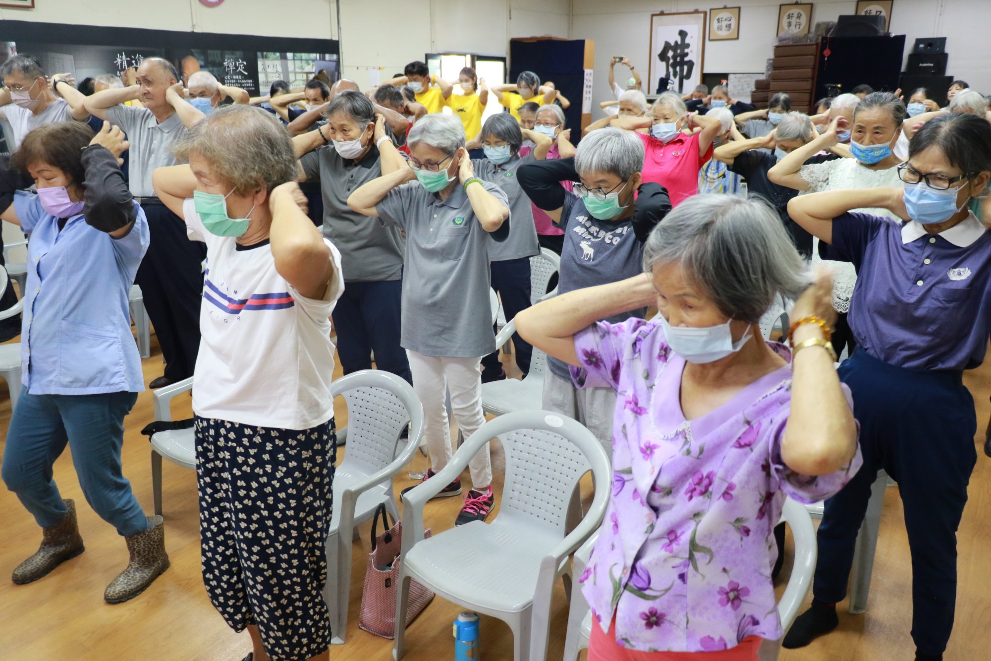 推廣運動操活動，讓環保志工都動起來了