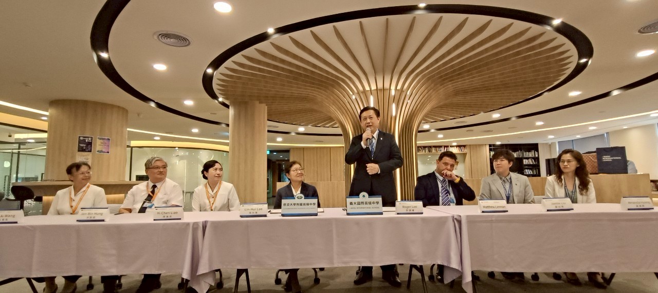 義大高中校長李健維提到，義大與慈中同樣強調人文與全球視野的融合。