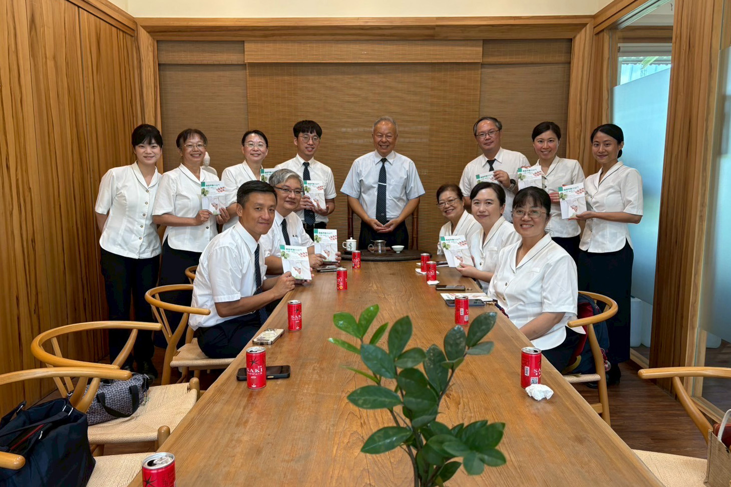 透過交流理解企業場域如何展現靜思人文氛圍。