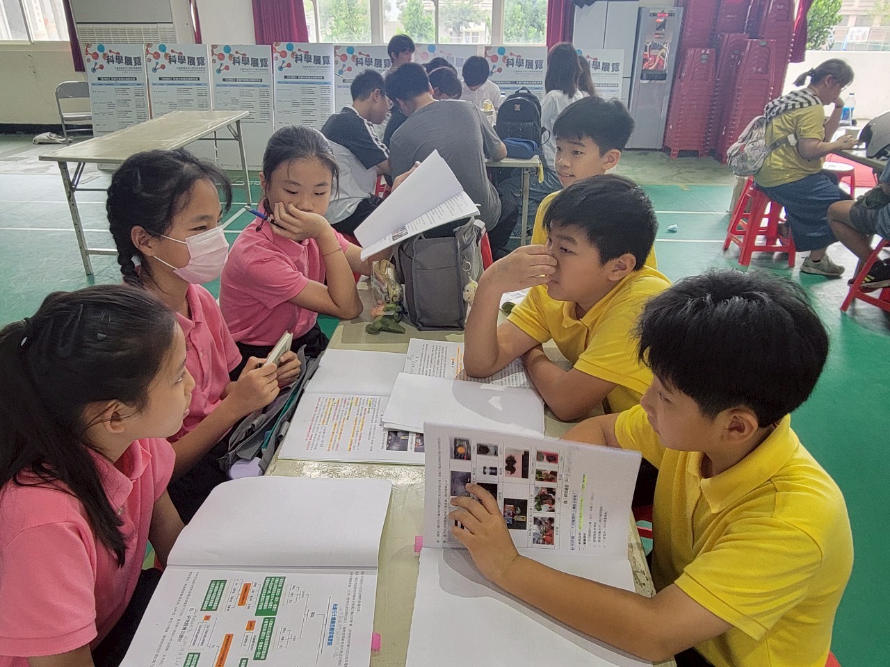 小學部比賽前夕不放棄任何準備的機會