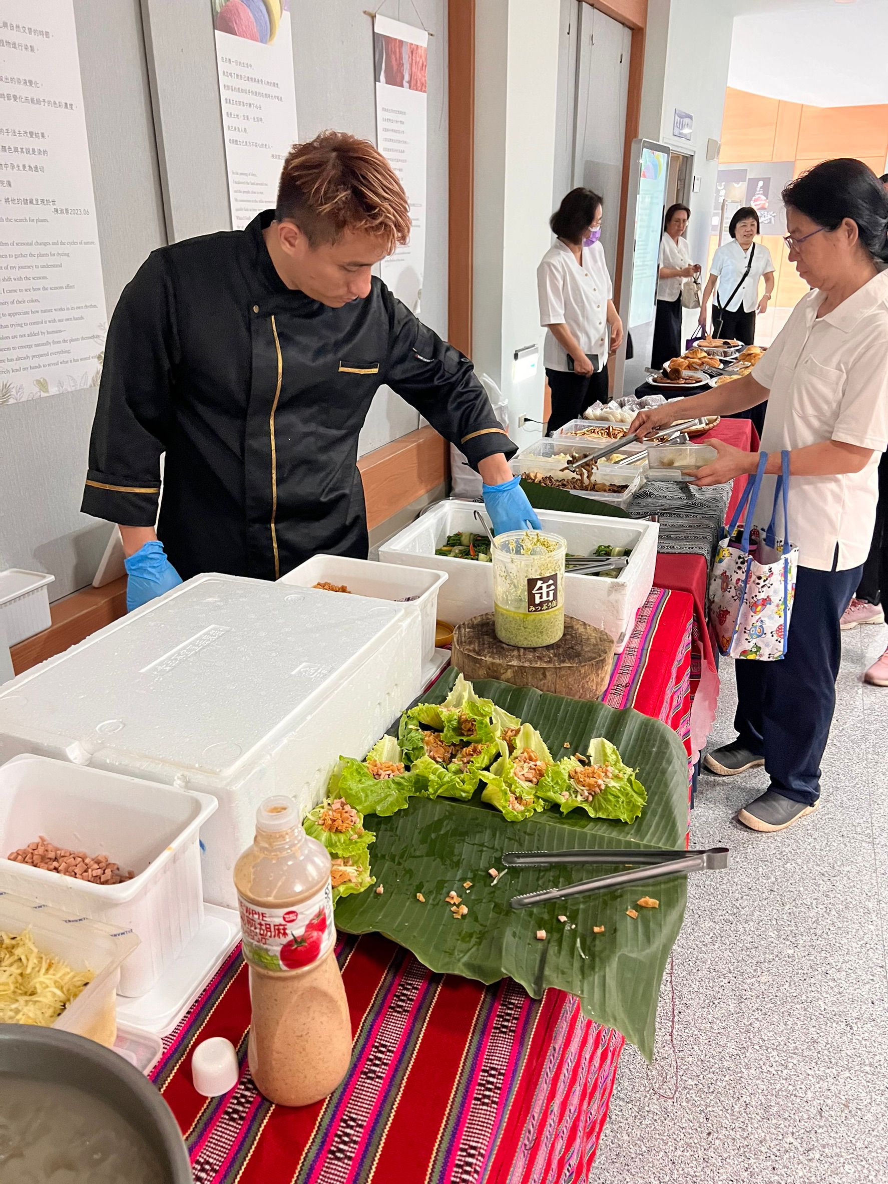 原資中心精心準備的原民佳餚