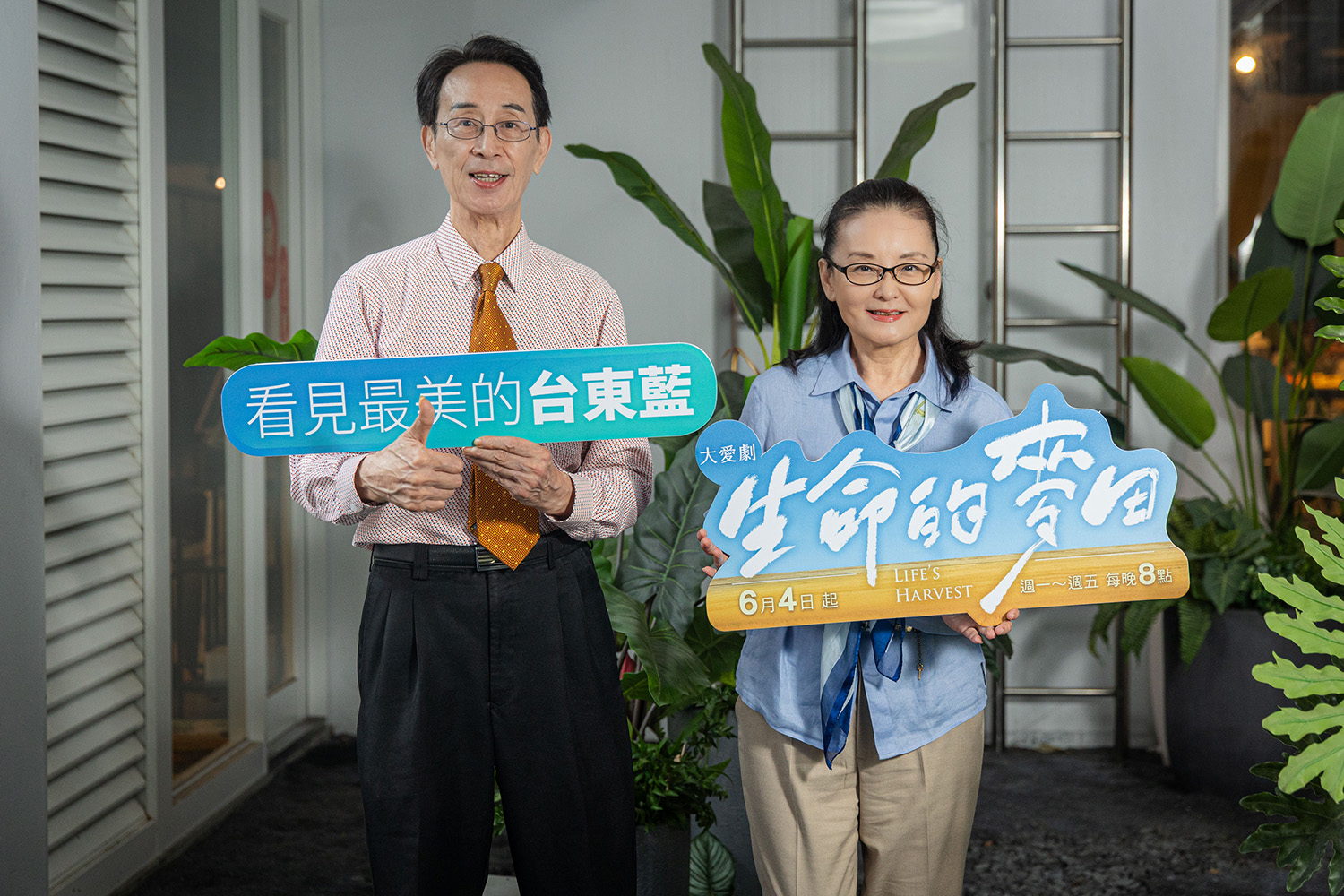大愛劇《生命的》關聰、王淑娟。