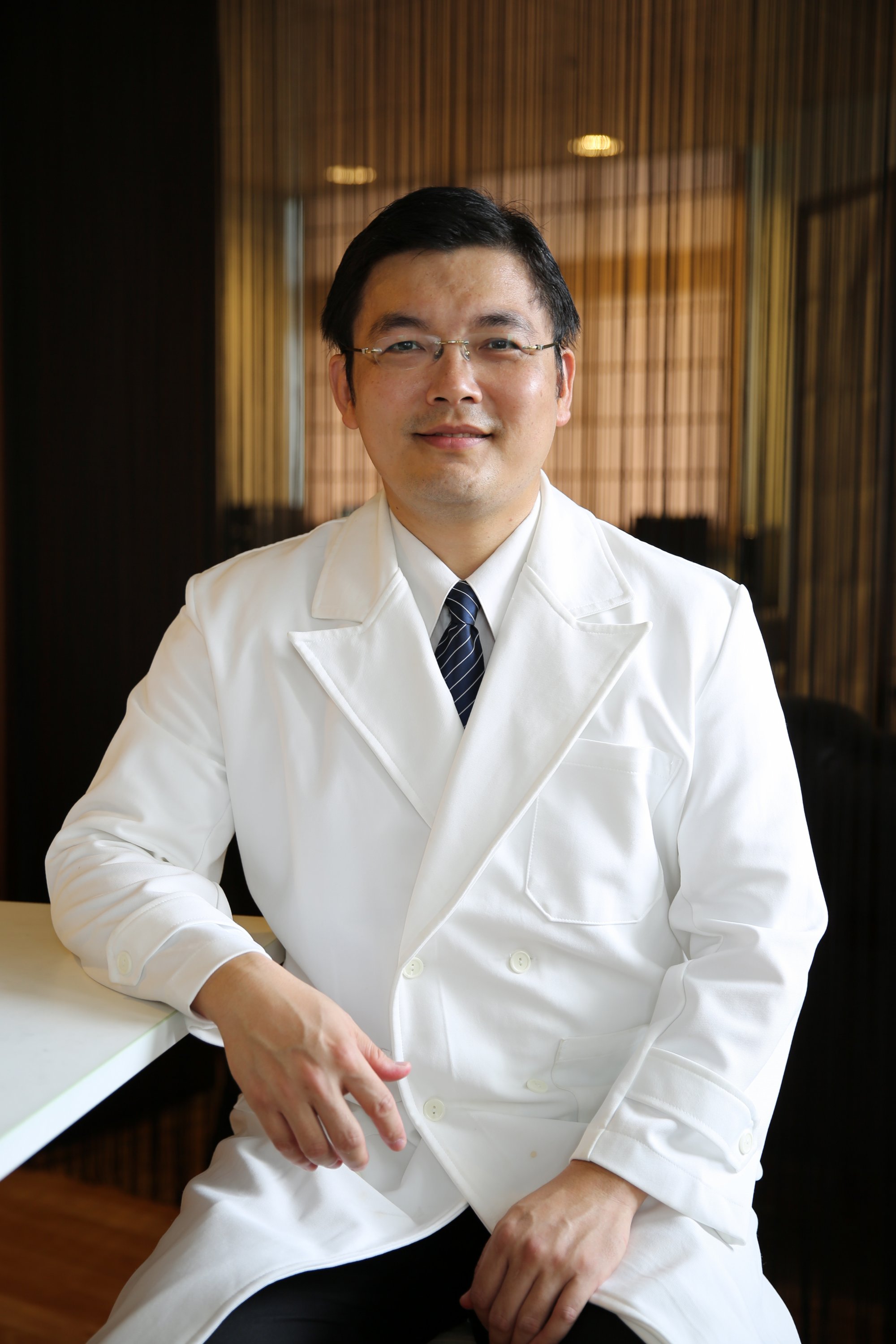 花蓮慈院兒保醫療中心主任張雲傑醫師在宜蘭家中。