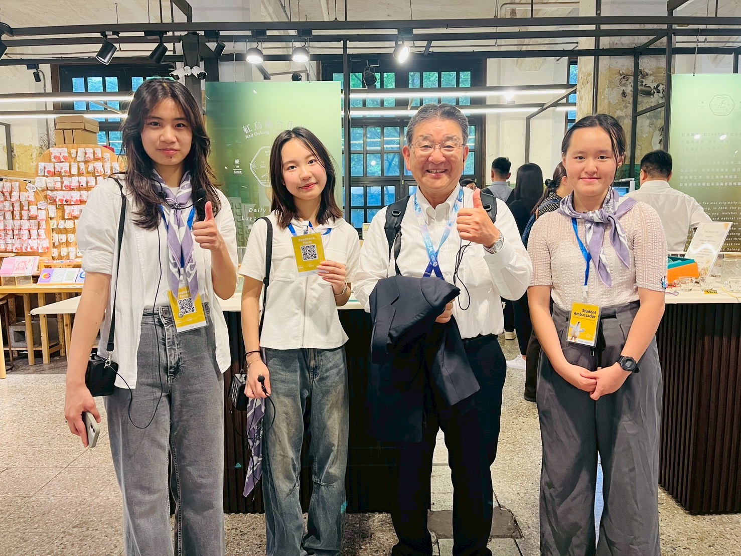 日本靜岡縣濱松市副市長對學生國際大使導覽讚譽有加