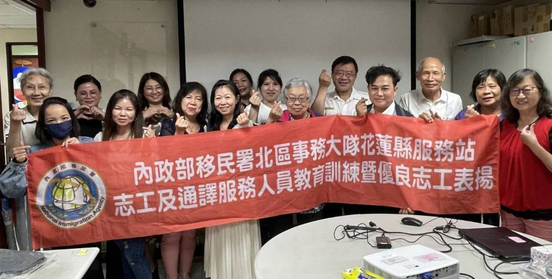 本次教育訓練活動，圓滿成功，在結束尾聲各位夥伴們開心合影。