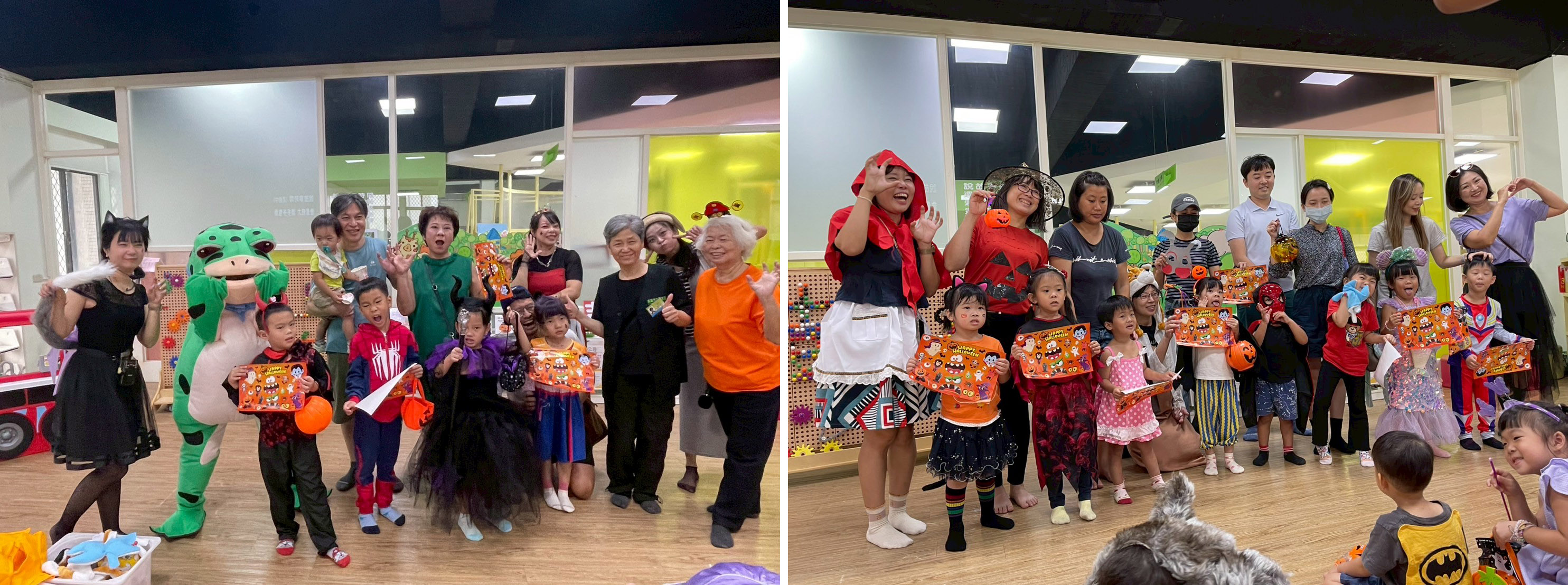 小小吸血鬼、南瓜怪等可愛角色在台上擺出專業pose，展現自信風采。