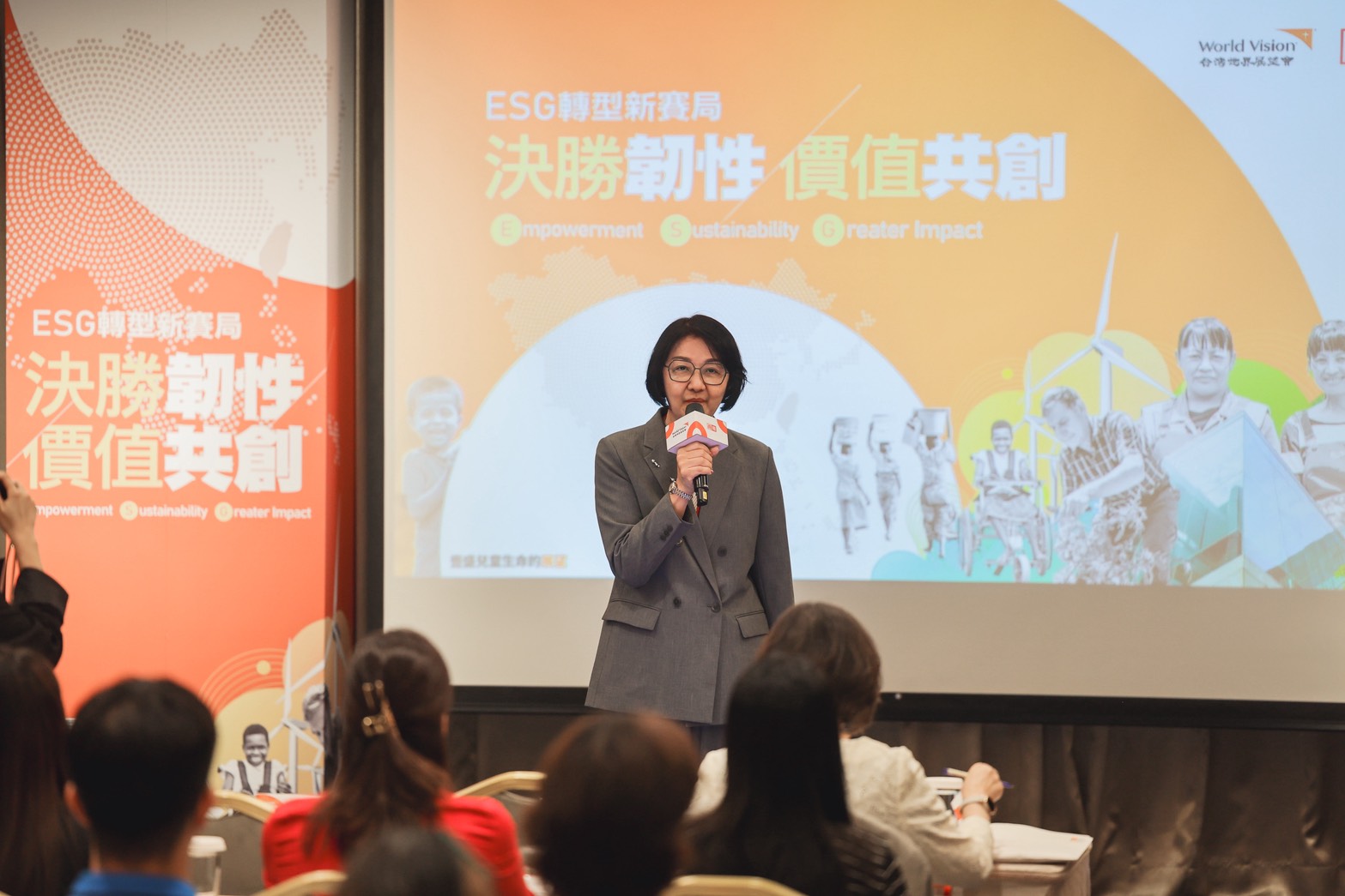 台灣世界展望會會長李紹齡期待透過跨界共創,從公益到共益,為南台灣的永續藍圖注入源源不絕的行動能量。