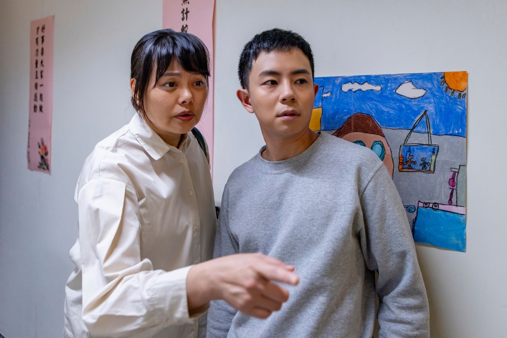 大愛劇《接住流星的人》林嘉俐與林書函飾演母子