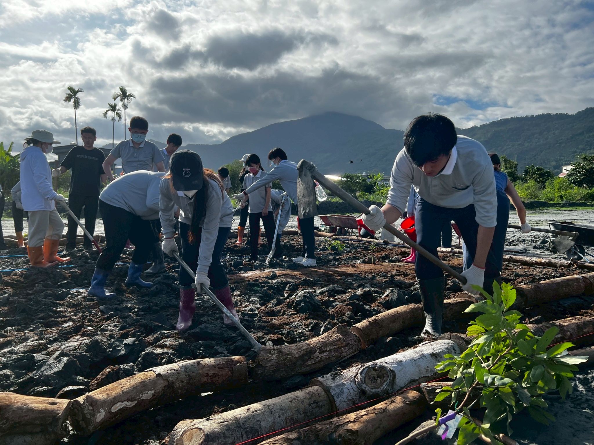 在光復邦查農場親身實作,目睹土壤如何恢復有機質與保水性。
