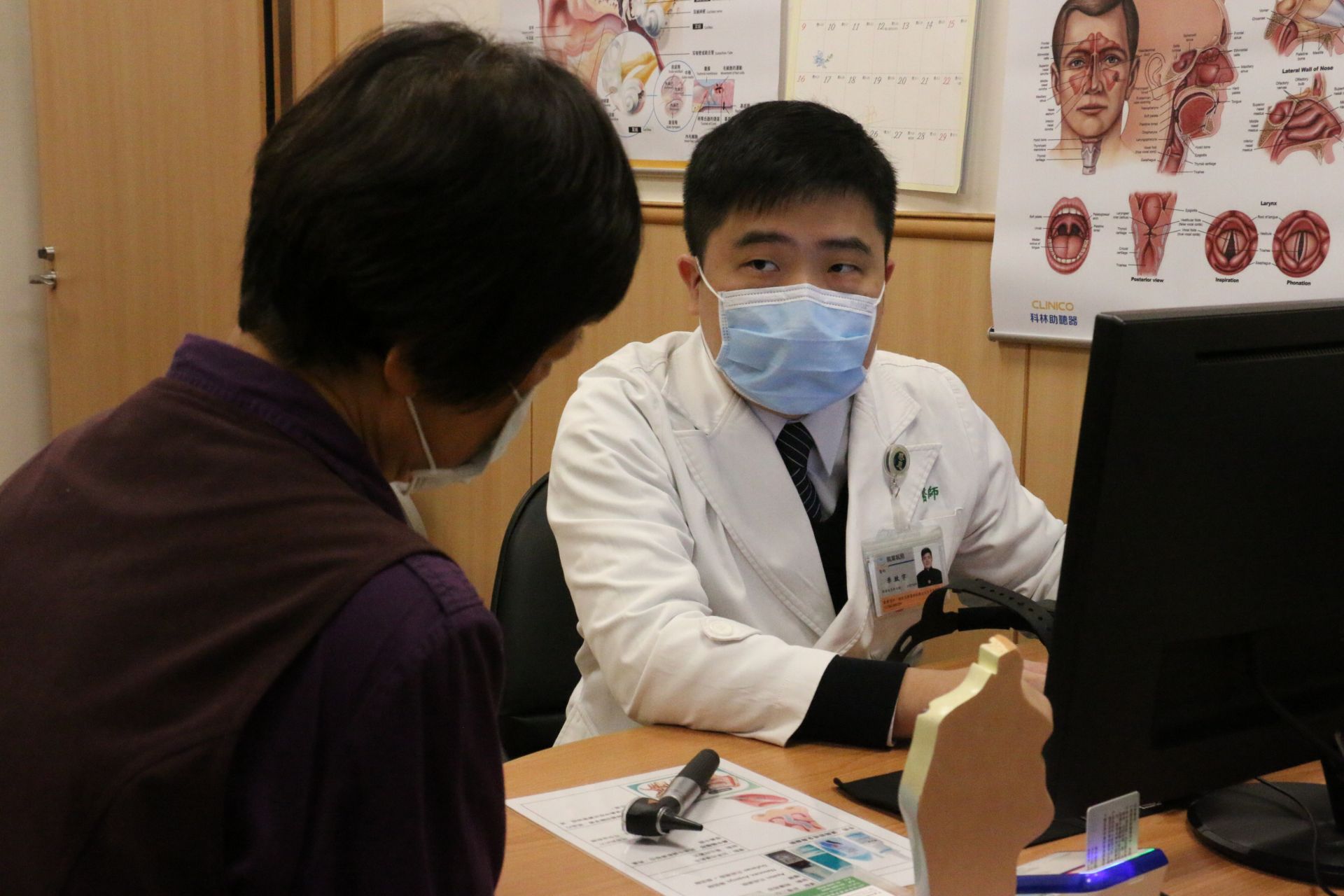 因耳鳴前來就診的古女士，感謝醫院讓社區民眾不必再為醫療奔波。