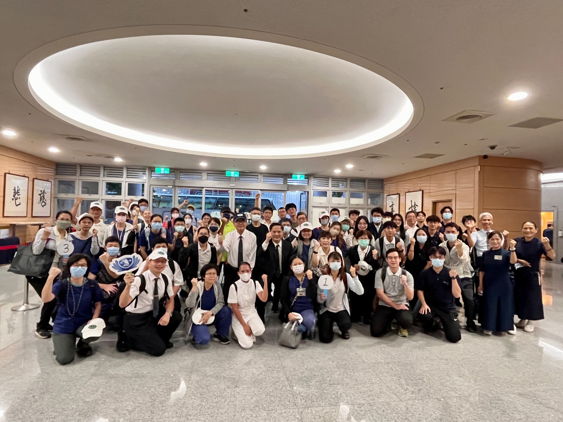 10月3日(今日)是醫療駐診第十一天，花蓮慈院醫療團出隊成員已經超過70人。