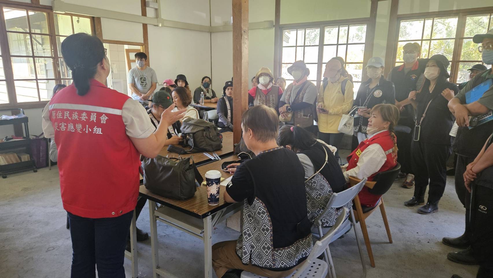 圖片一、原民會自10月6日起成立「部落關懷小組」，由全國原住民族社工、就業服務員等組成