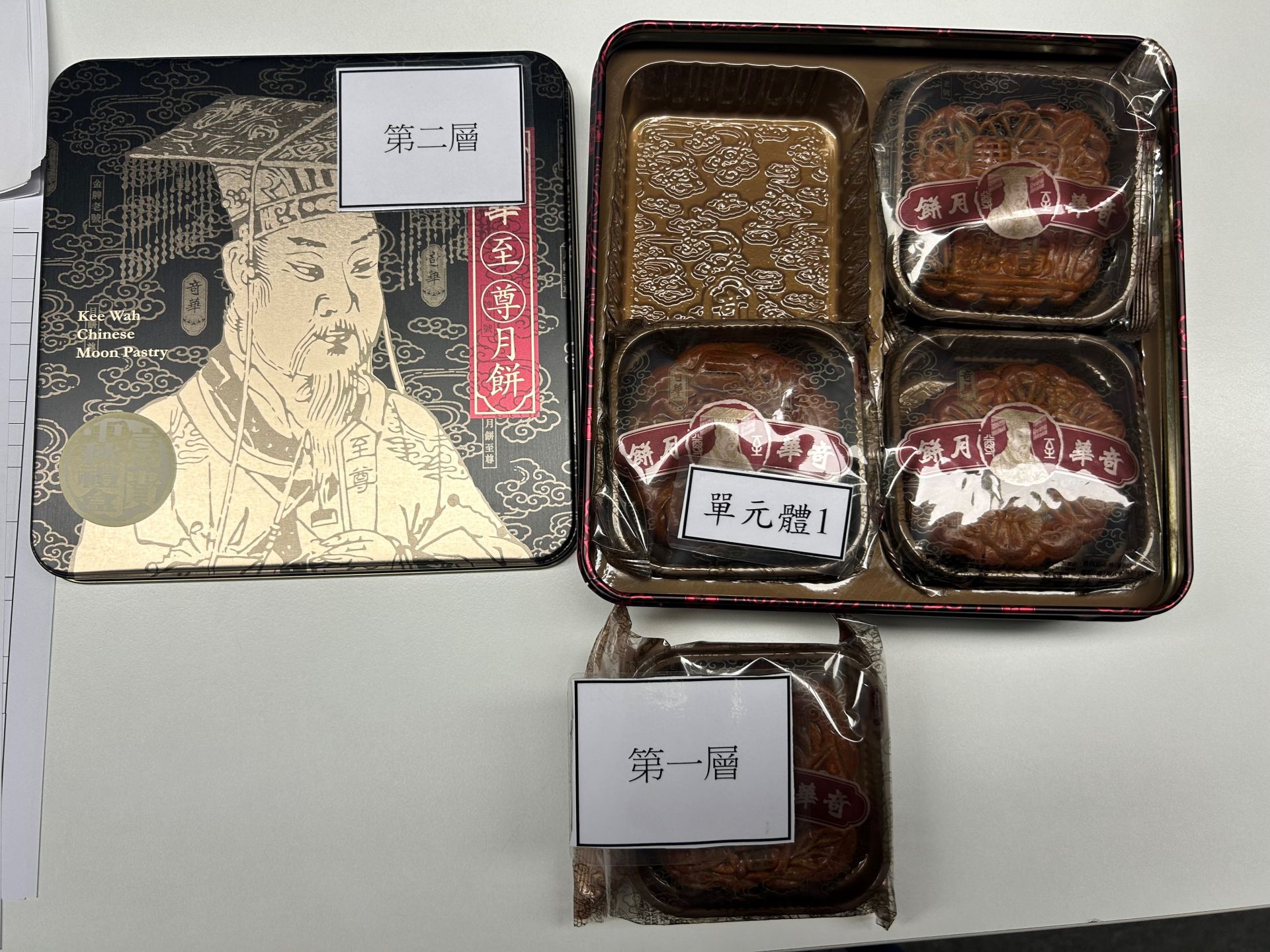 民眾於選購禮盒時應掌握「一多三少」原則─即「產品份量多、包裝材料少、包裝種類少