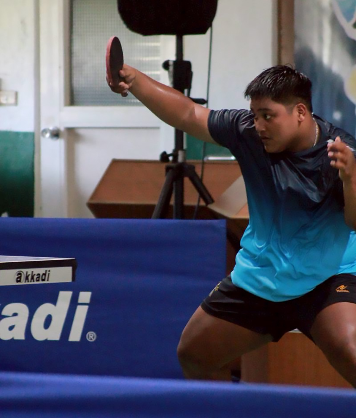 阿全一路過關斬將，在男子桌球公開單打中擊敗眾多對手，勇奪全國排灣族、魯凱族運動會冠軍，場上揮拍拚戰的身影令人印象深刻。