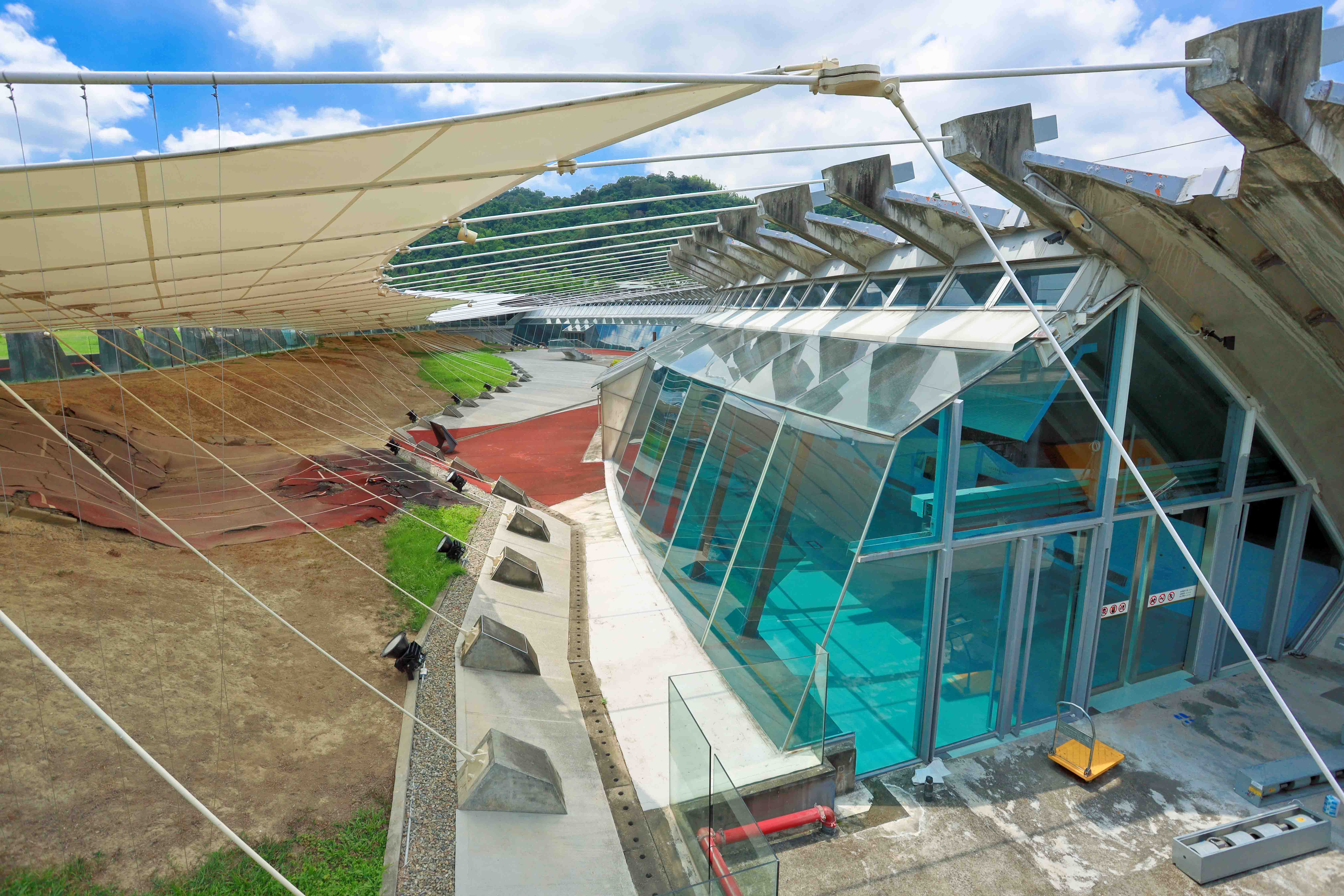 記錄自然變遷的九二一震災紀念園區。