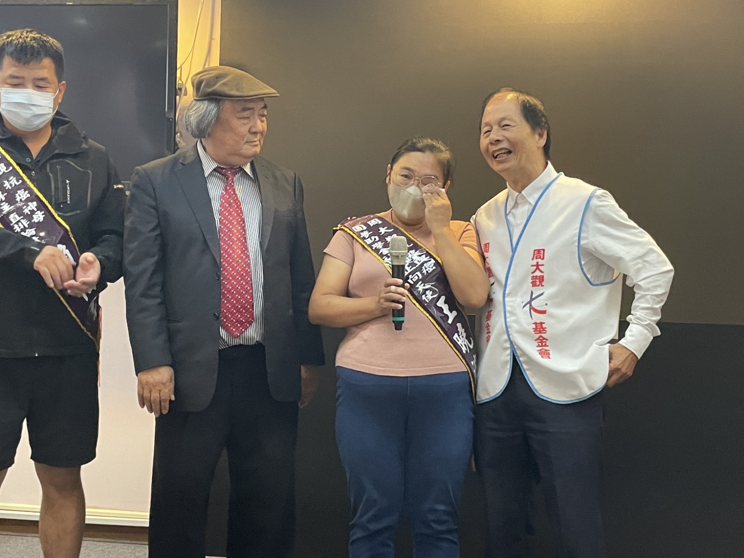 得獎但病逝孩童母親給現場所有人的鼓勵