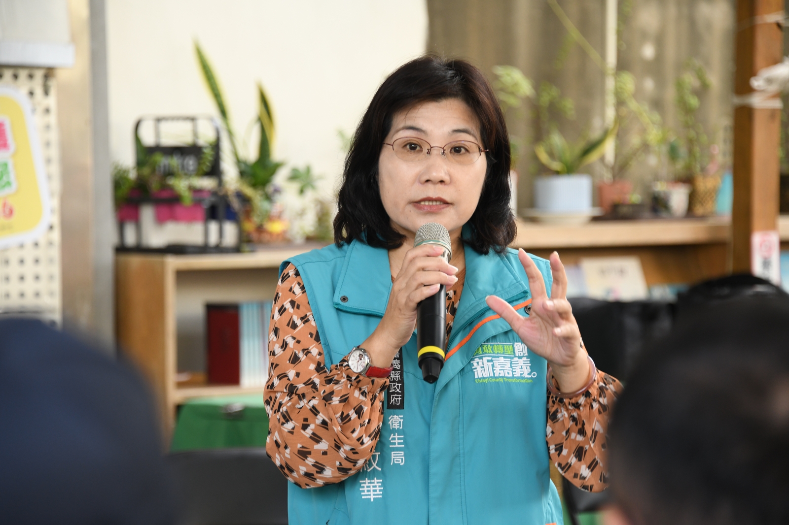 衛生局長趙紋華介紹權責型失智據點的特色。