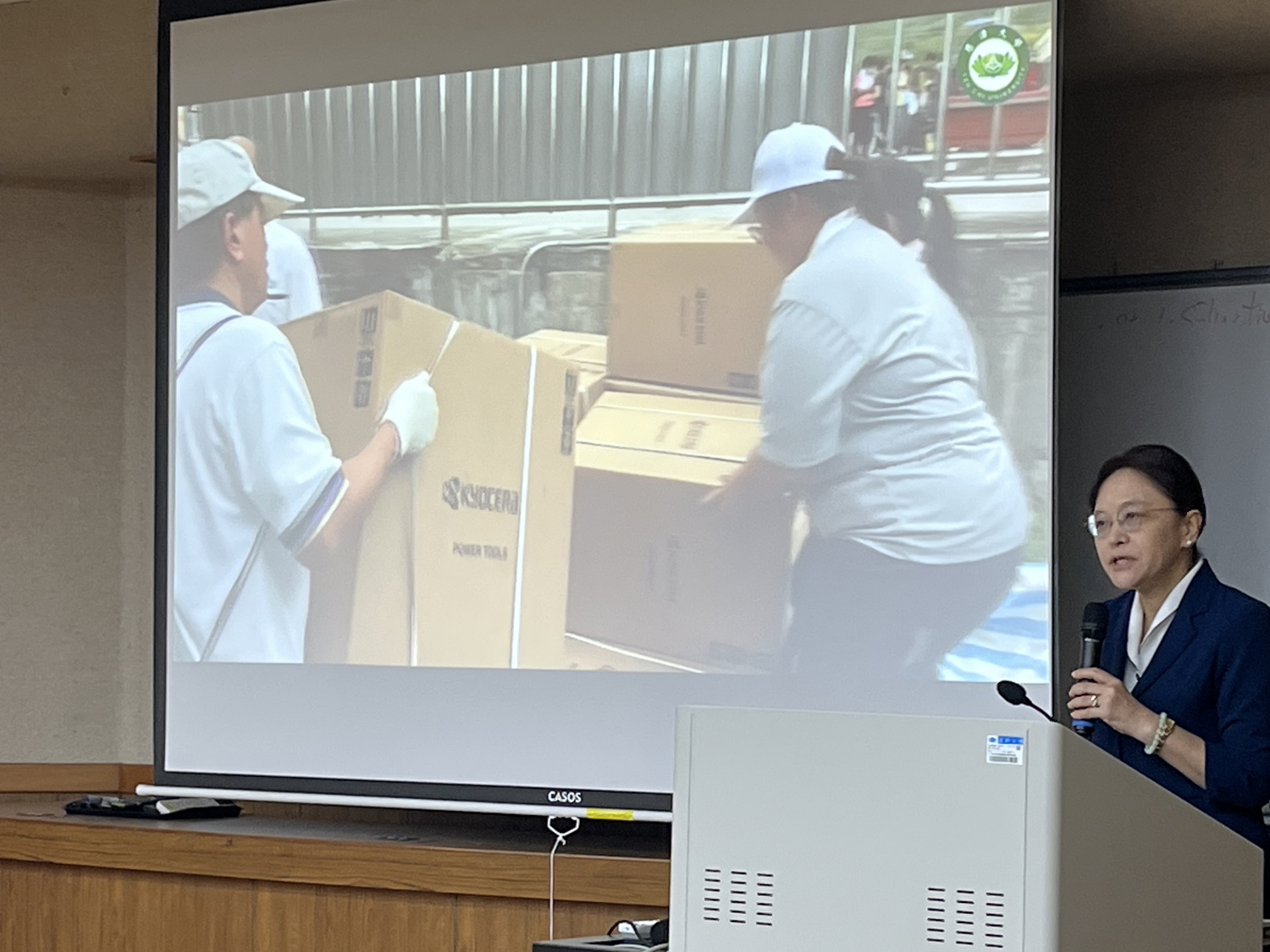 校長劉怡均表示,除了科學,希望各位教授看見臺灣人的善良。