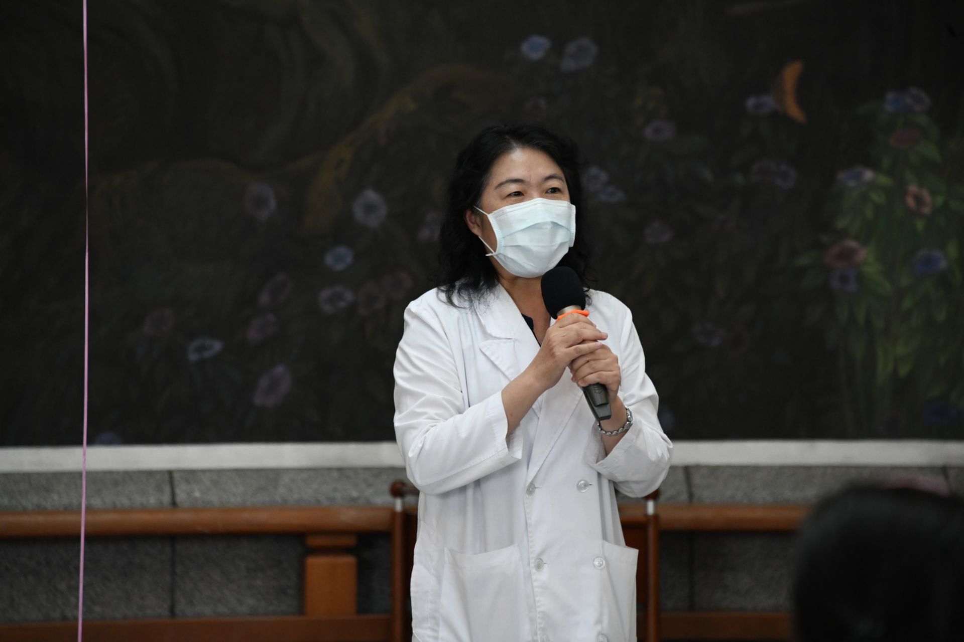 社區醫療部主任楊鈺雯鼓勵大家找一個星期認真量血壓。