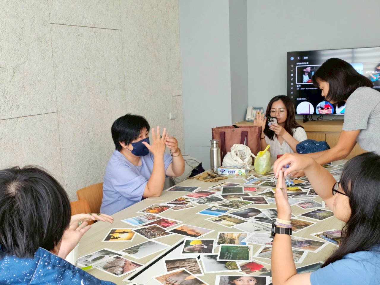 從五指感覺內心