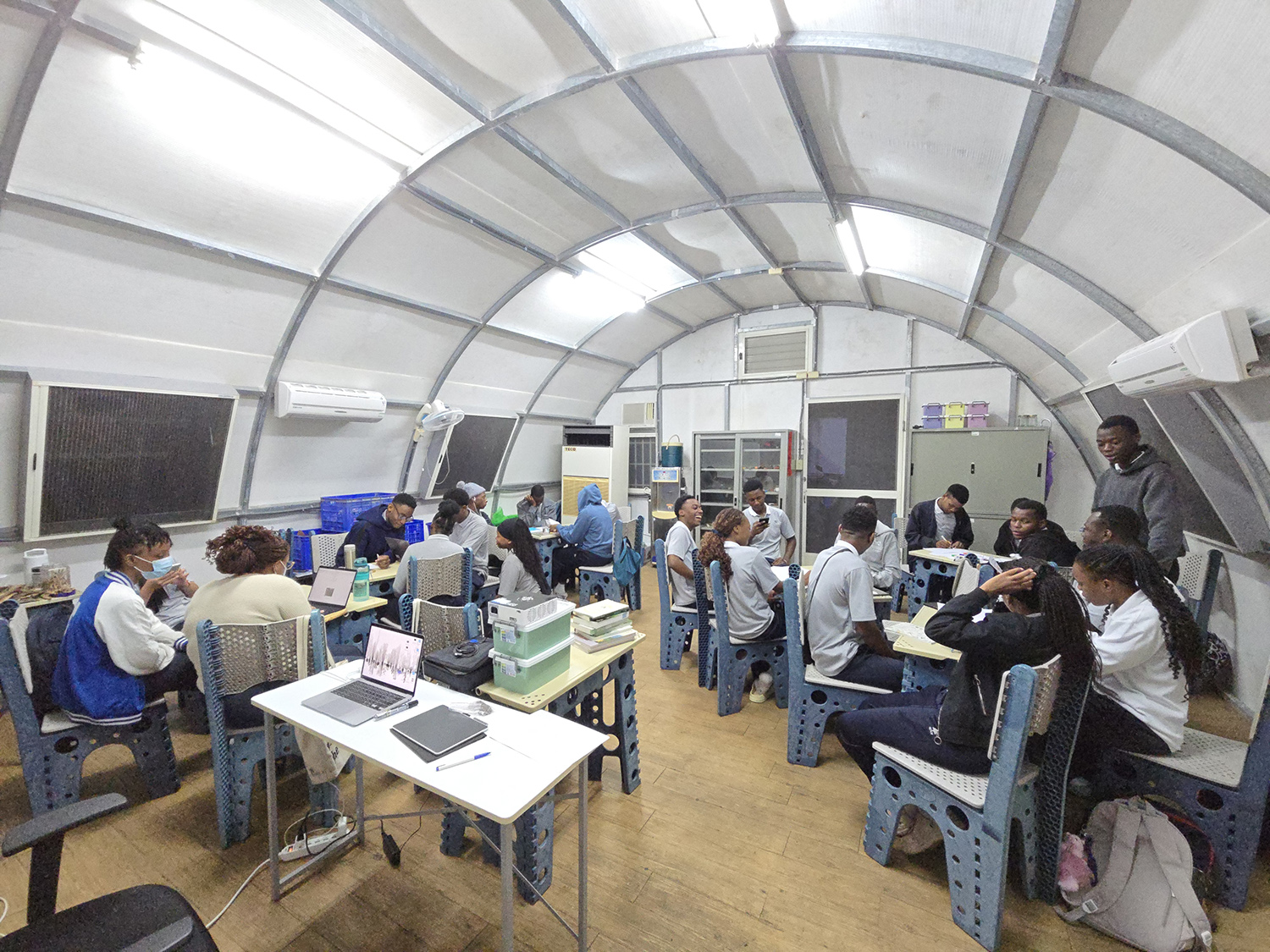 講師講解趨合農業的原理與設計方法。