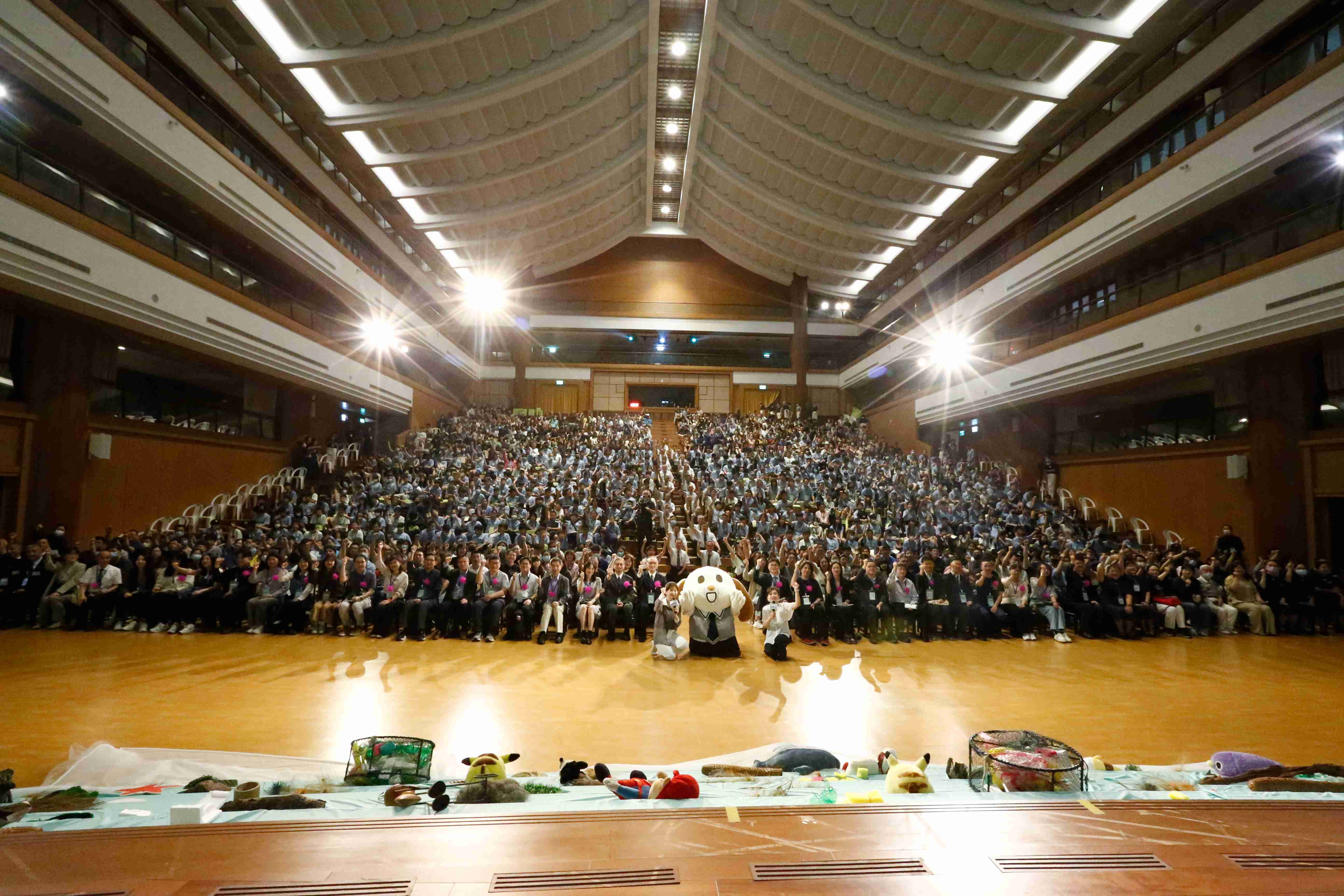 慈濟基金會與線上學習平台 PaGamO 共同舉辦的「第五屆環保防災勇士 PK 賽」全球總決賽，4月12日下午在新北市慈濟新店靜思堂隆重舉行。