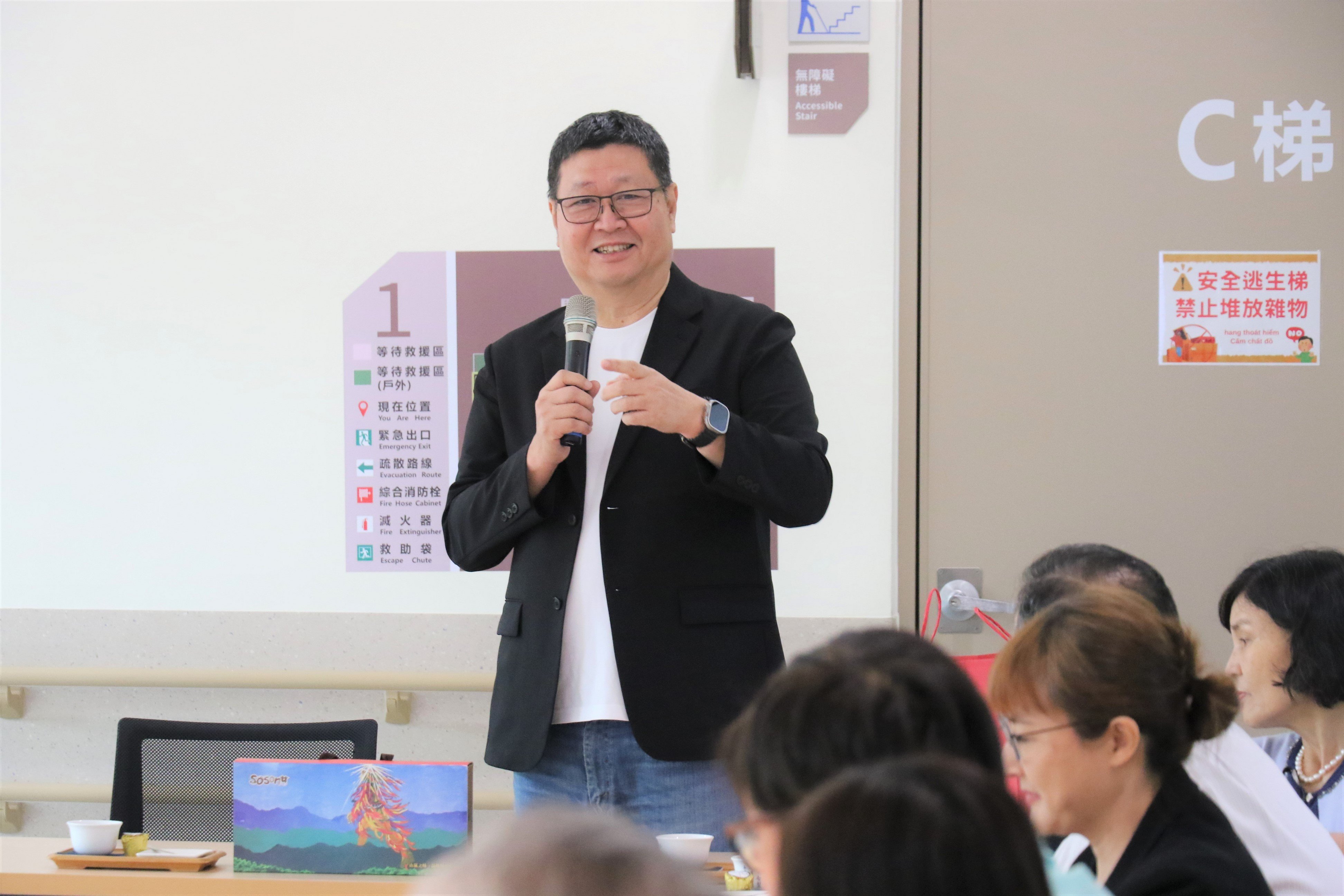 臺灣促參顧問公司董事長王熙崑陪同嘉義團隊參訪。