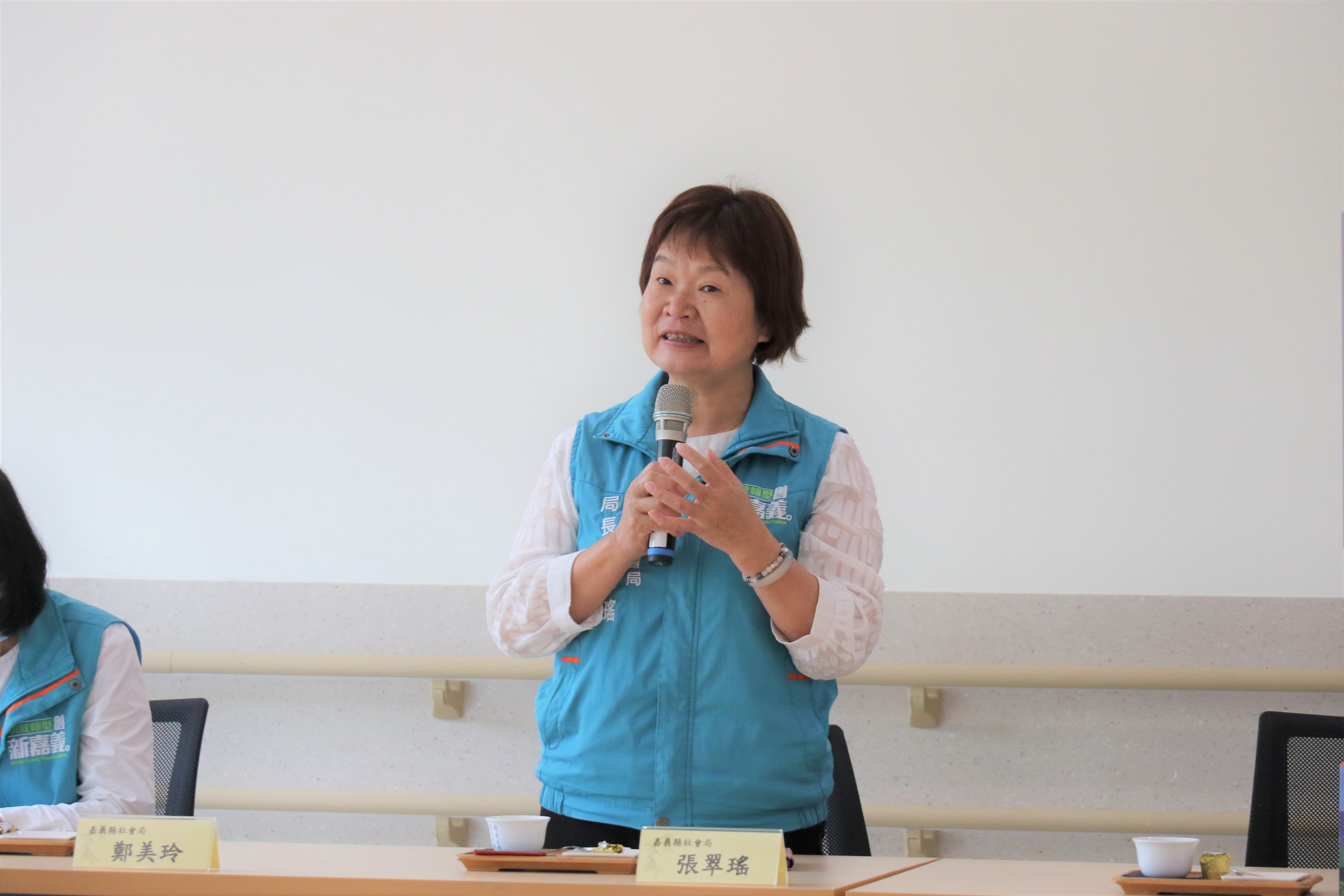 嘉義縣政府社會局局長張翠瑤表示，看見嘉義布袋長照機構發展藍圖。