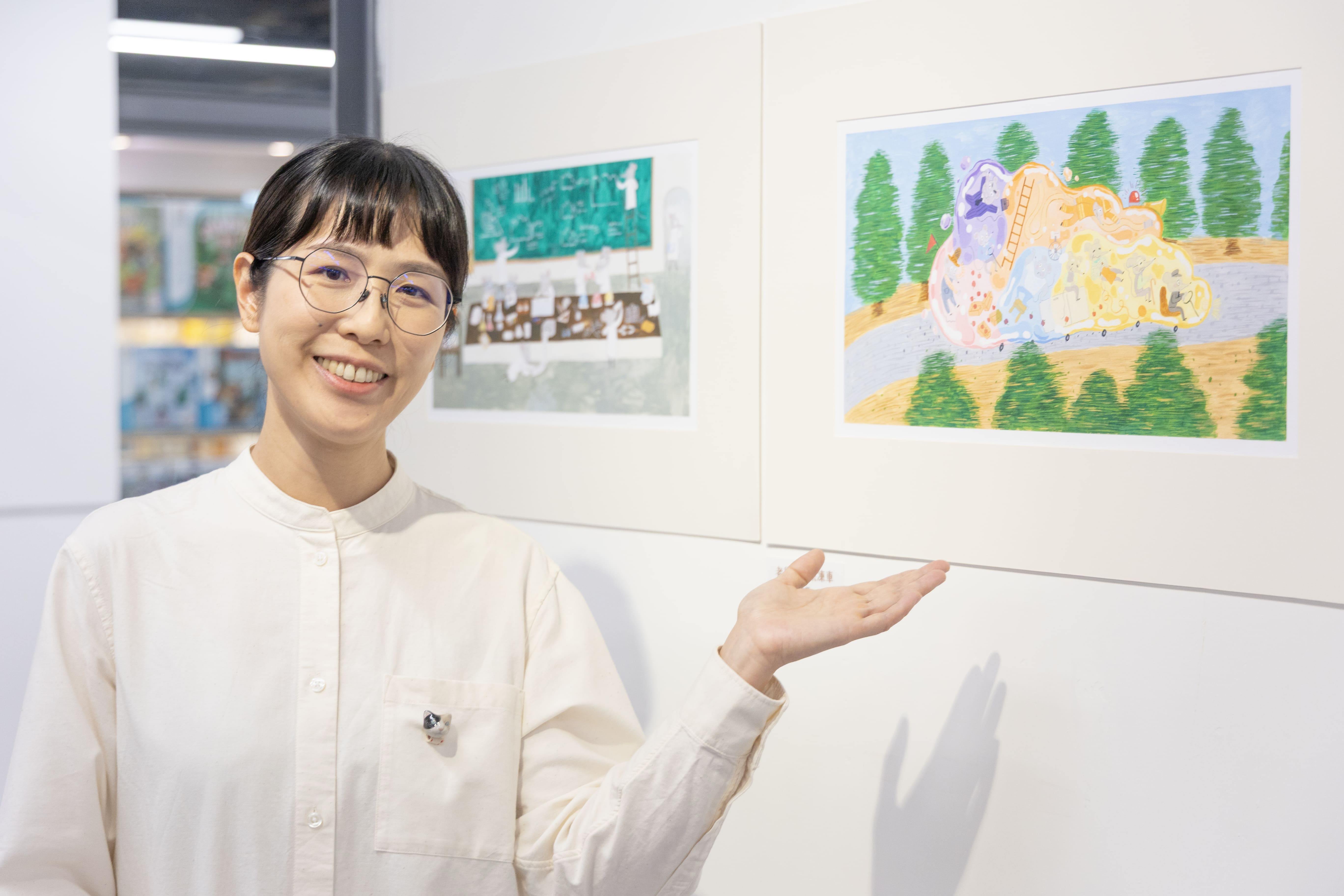 李慢以《老鼠國的果凍車》榮獲圖畫書首獎。信誼提供