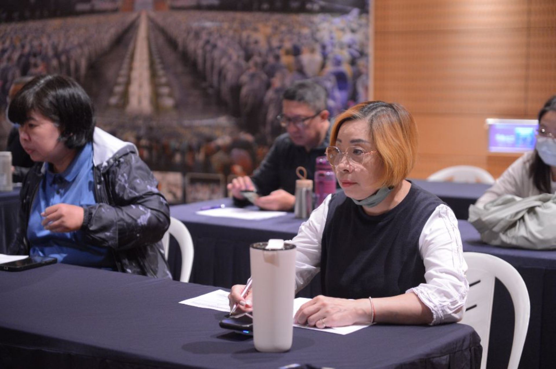 擔任社區大樓總幹事的張淑娟希望透過課程，讓自己在工作上能協助社區建立基本的防災觀念，並進一步幫助家人與朋友。